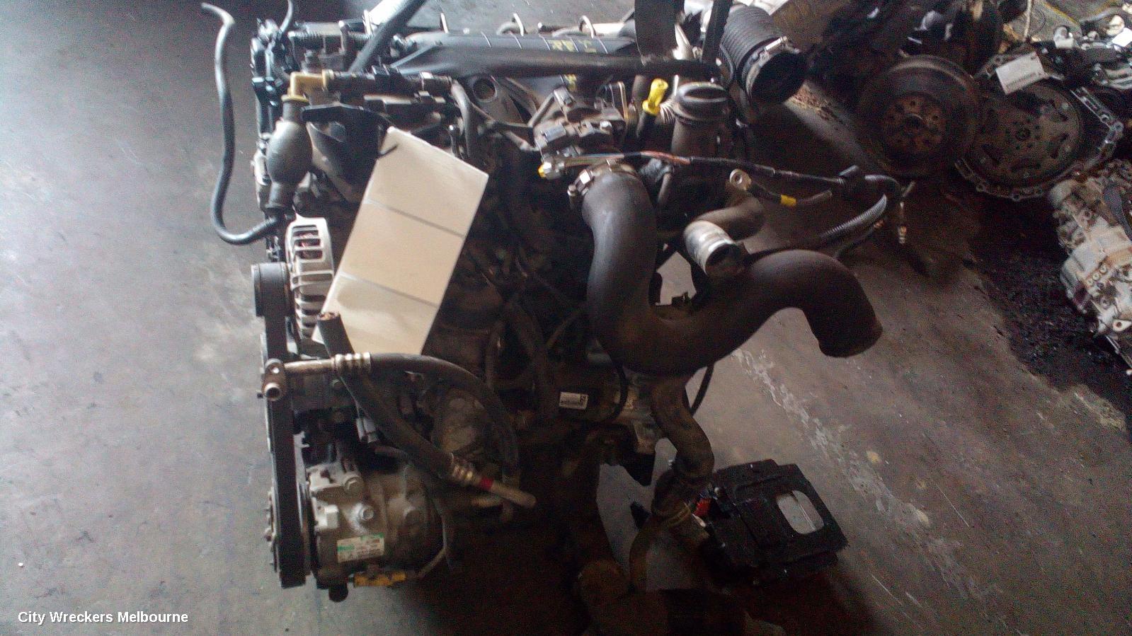 PEUGEOT 308 ENGINE, DIESEL, 2.0, TURBO, T7, VIN VF34*RHF, DW10BTED4 CODE, 09/2007 - 09/2014