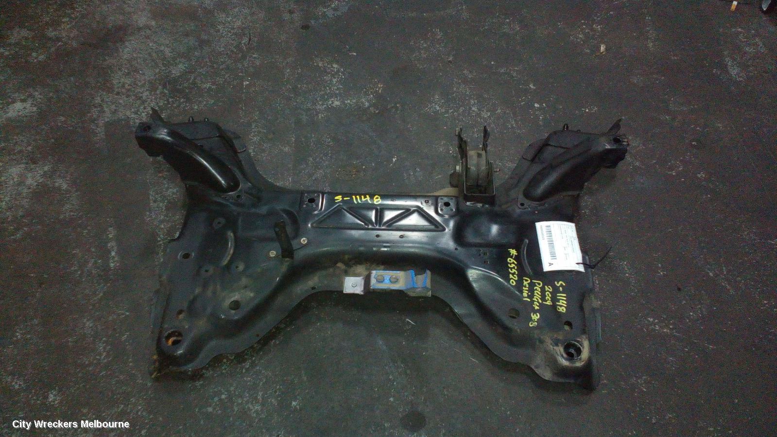 PEUGEOT 308 FRT XMEMBER/CRADLE, T7, 2.0, DIESEL, RHR, 09/2007 - 09/2014