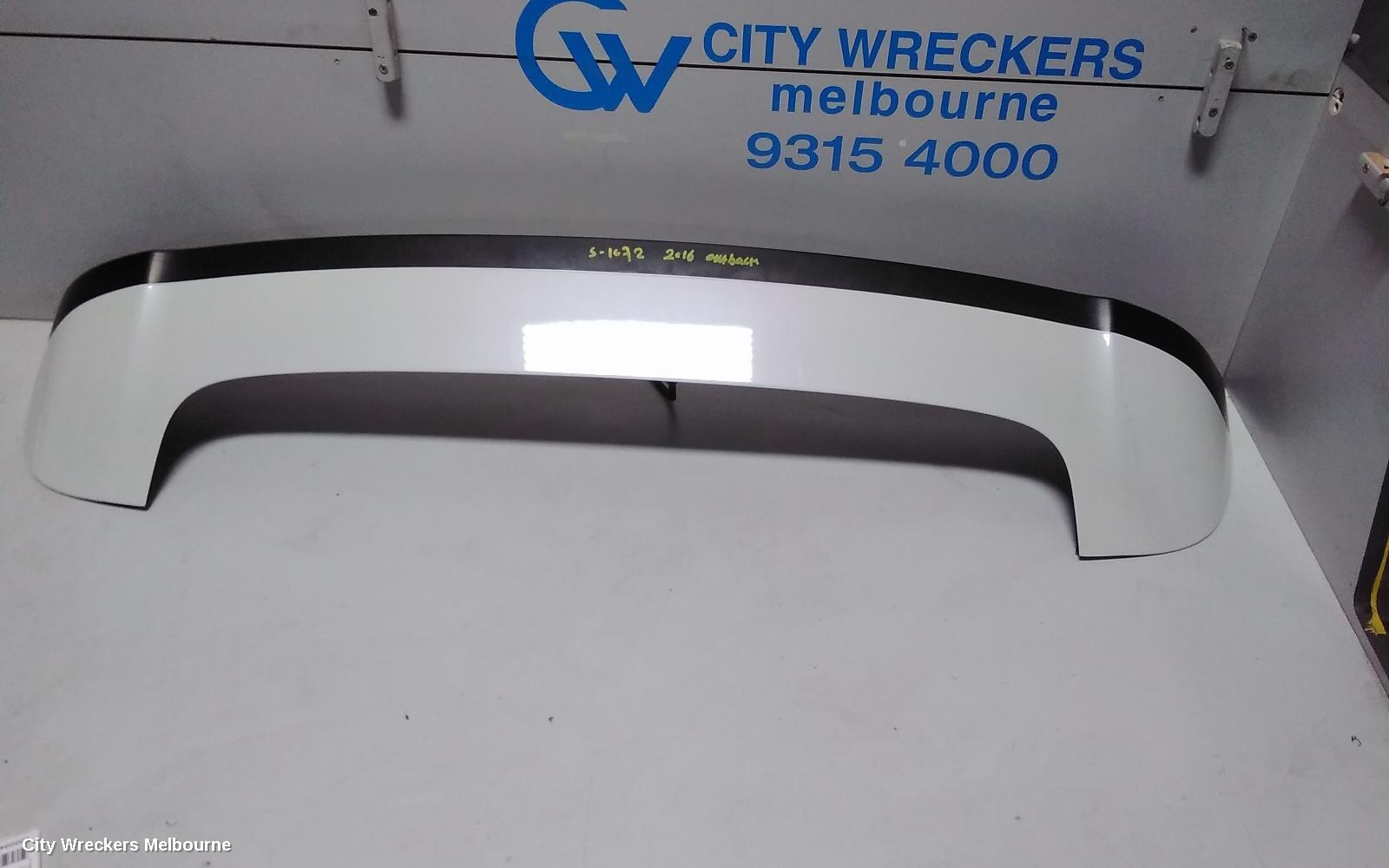 SUBARU OUTBACK REAR SPOILER, 6TH GEN, 08/2014 ONWARDS