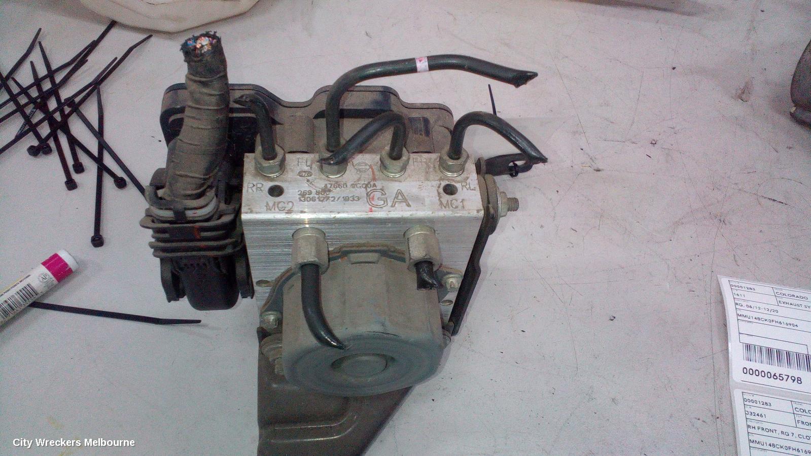 NISSAN PULSAR ABS PUMP/MODULATOR, C12, 1.6, AUTO, 05/2013 - 12/2016