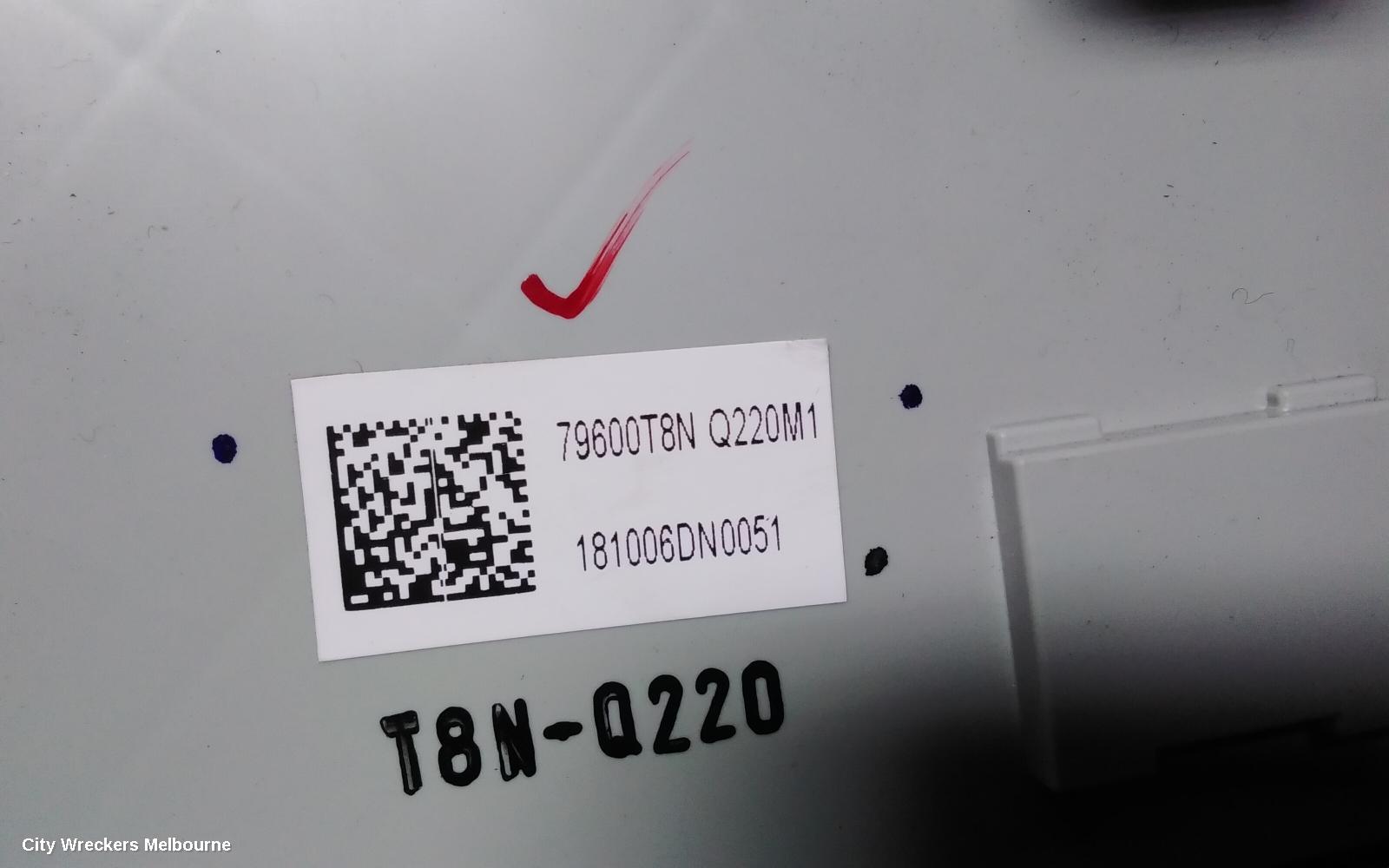 HONDA HRV HEATER/AC CONTROLS, SINGLE-ZONE CLIMATE CONTROL, RU5, 12/2014 ONWARDS