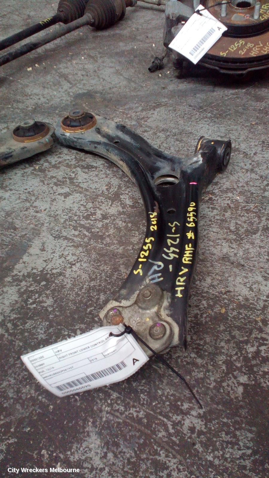 HONDA HRV RIGHT FRONT LOWER CONTROL ARM, RU, 12/2014 - 10/2021