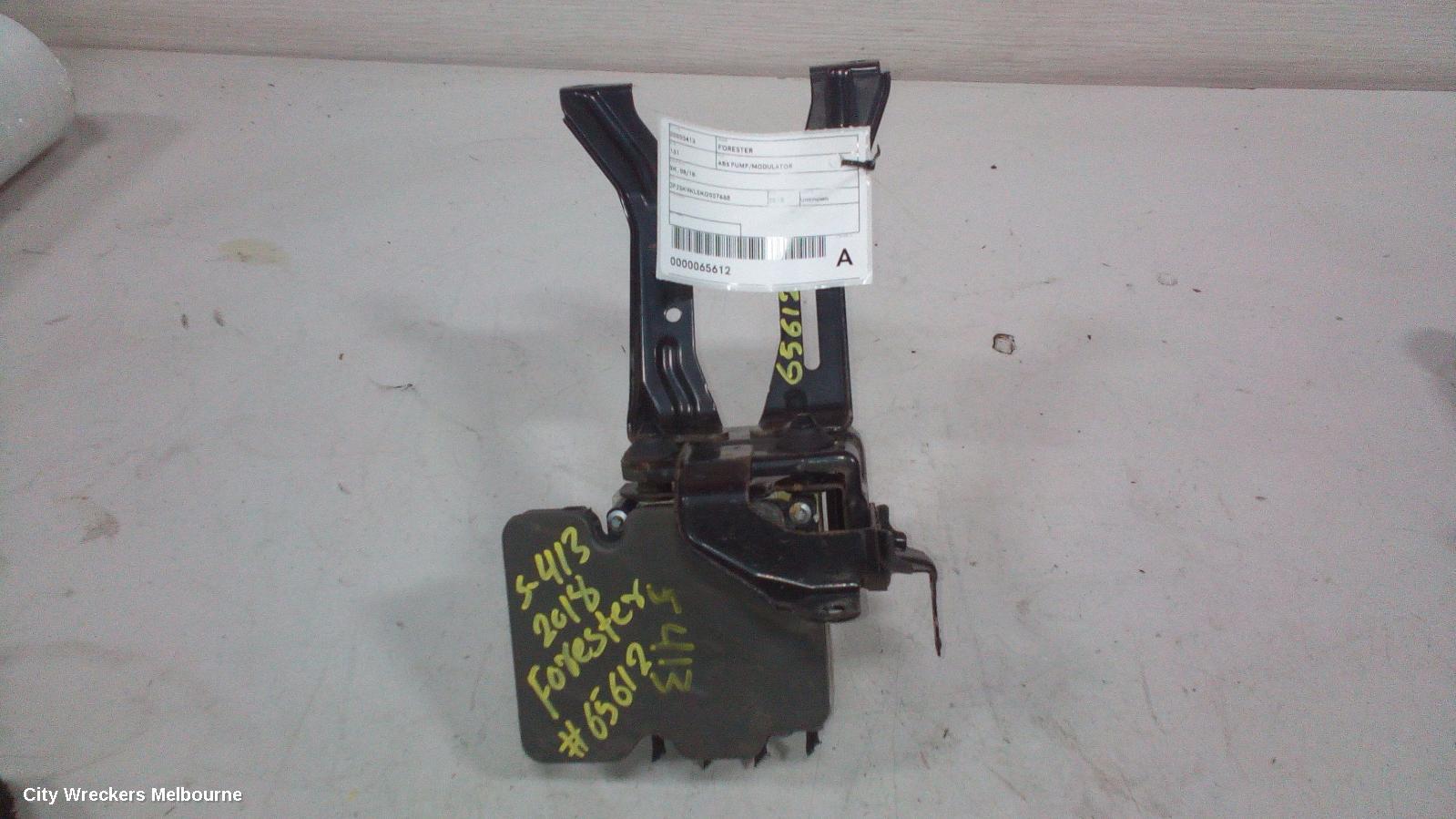 SUBARU FORESTER ABS PUMP/MODULATOR, SJ010 TYPE, FB25, SK, 09/2018 ONWARDS