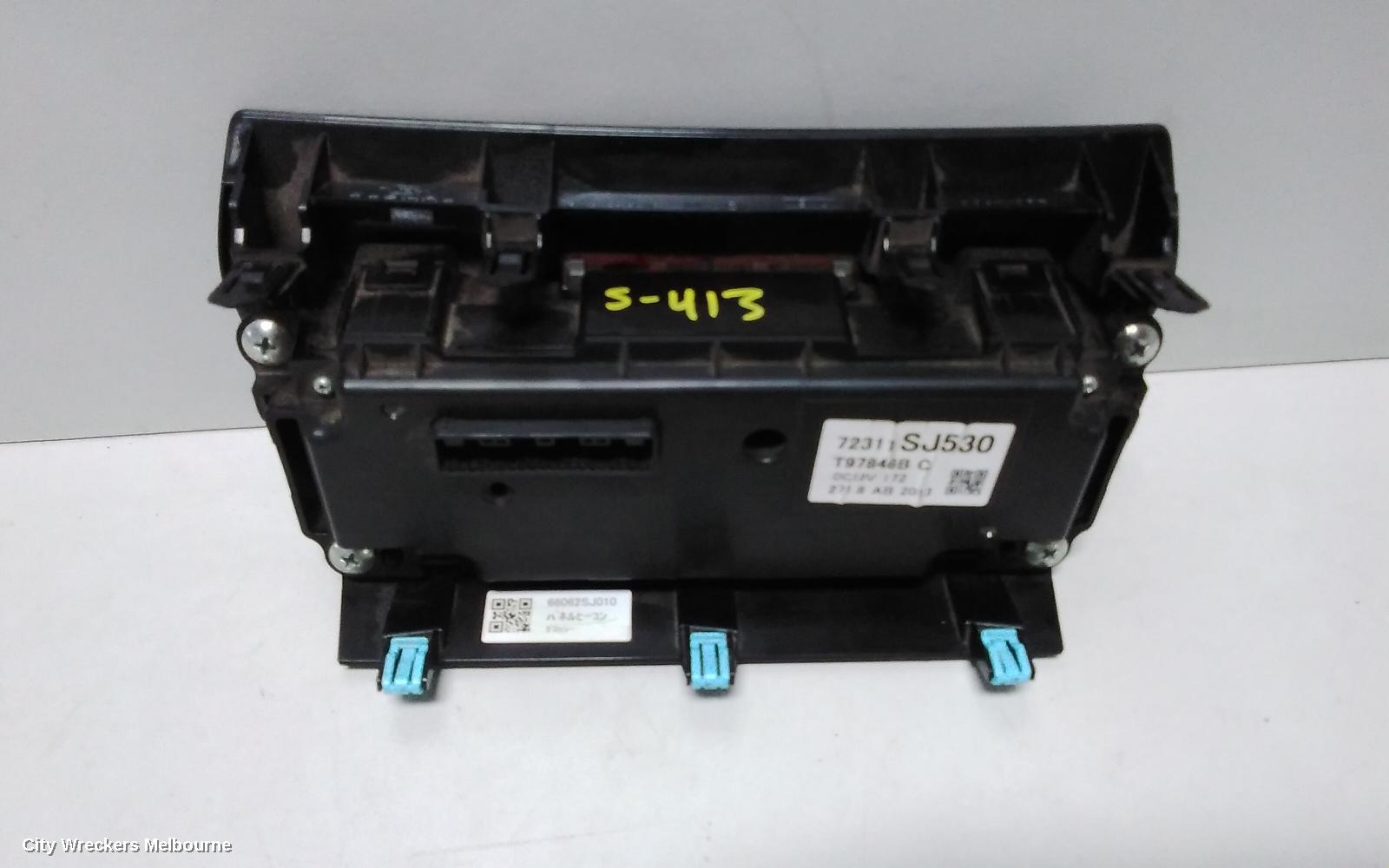 SUBARU FORESTER HEATER/AC CONTROLS, SJ, CLIMATE CONTROL TYPE, 12/2012 - 08/2018