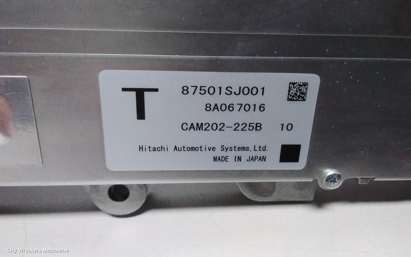 SUBARU FORESTER REVERSE CAMERA, FRONT CAMERA ASSEMBLY, ADA EYESIGHT SYSTEM, SK, (IN CAR), 08/2018 ONWARDS