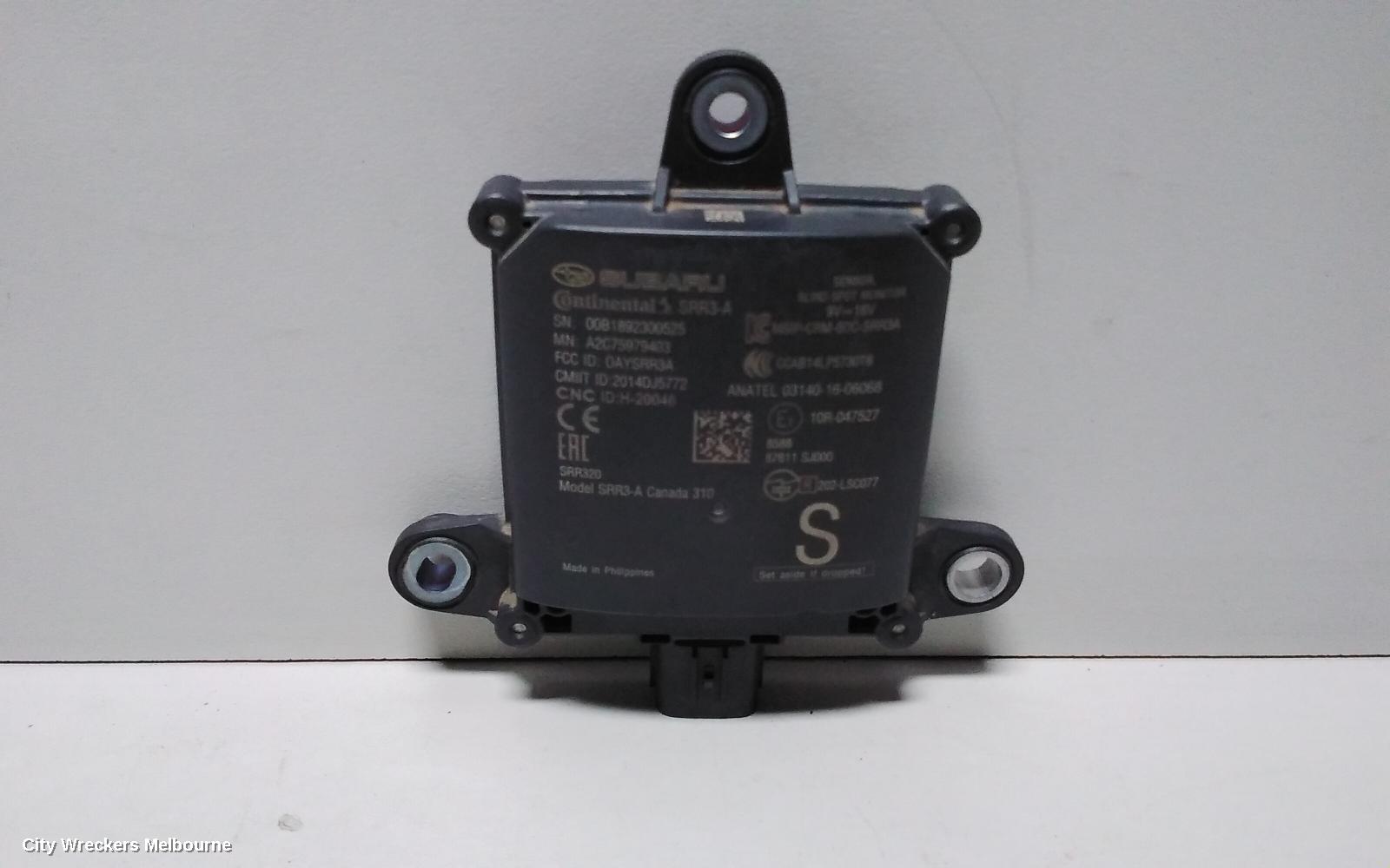 SUBARU FORESTER, SK, 08/2018 - 11/2024, RHR BLIND SPOT CONTROL MODULE: 65629