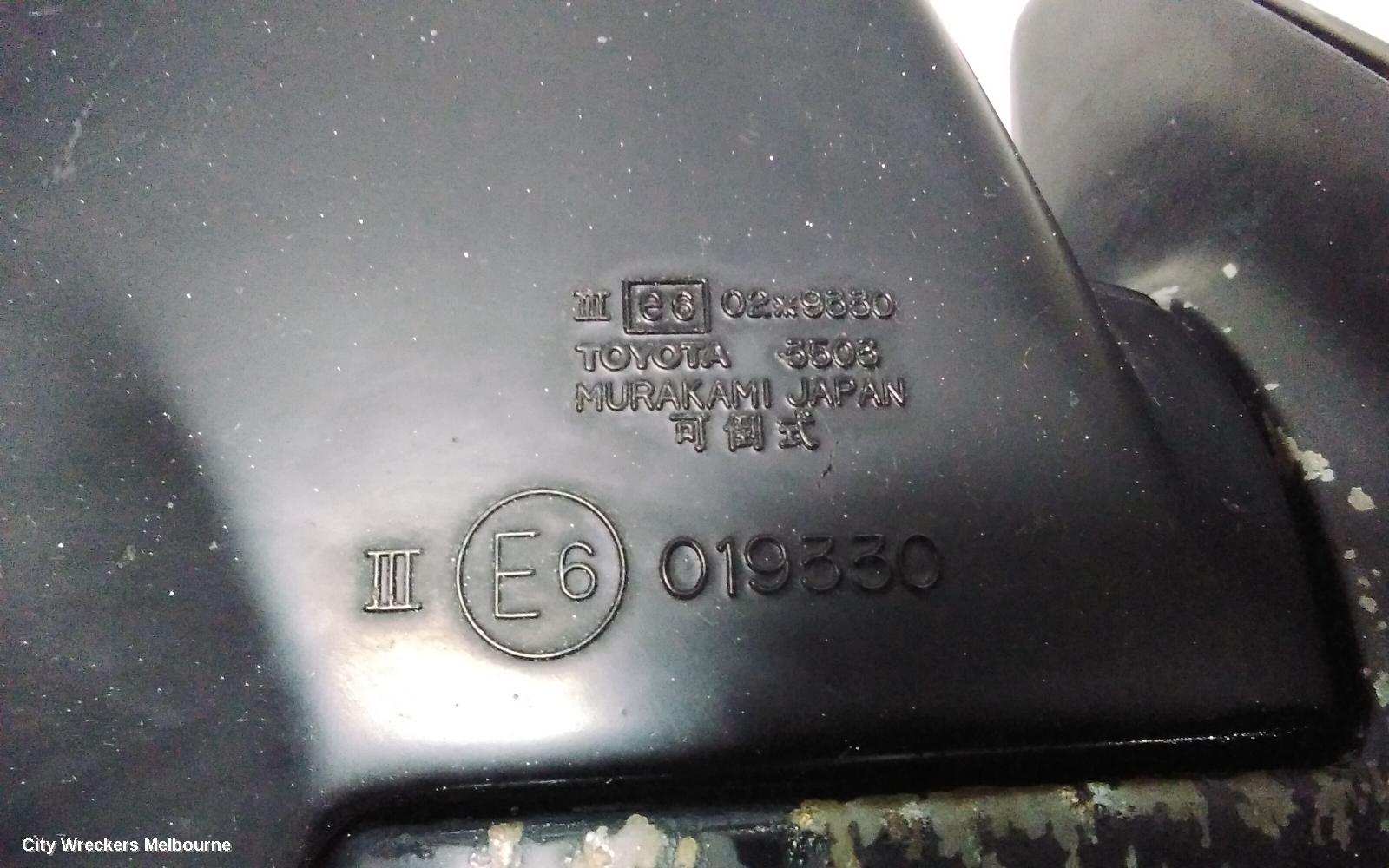 TOYOTA LANDCRUISER RIGHT DOOR MIRROR, 80 SERIES, POWER, 05/1990 - 03/1998