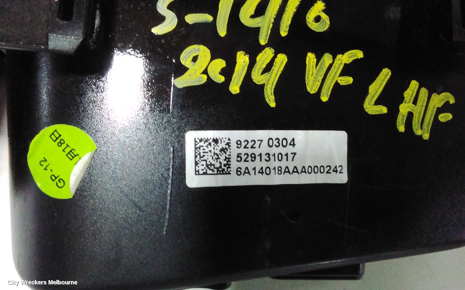 HOLDEN COMMODORE PWR DR WIND SWITCH, LH FRONT, VF, 05/2013 - 12/2017
