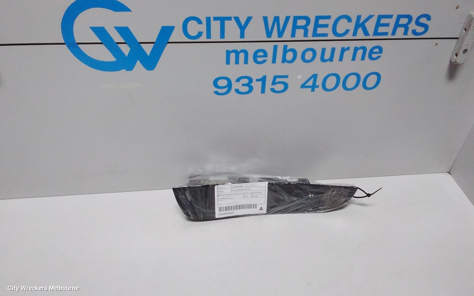 HOLDEN COMMODORE PWR DR WIND SWITCH, LH FRONT, VF, 05/2013 - 12/2017