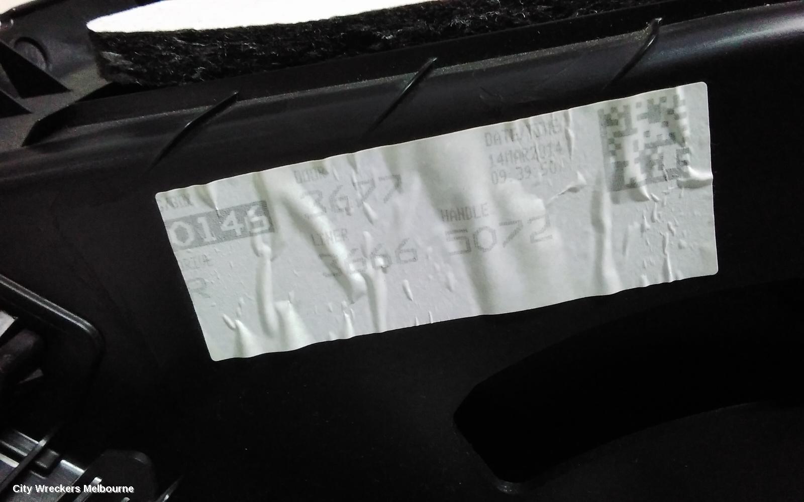 HOLDEN COMMODORE GLOVE BOX, VF, 05/2013 - 12/2017