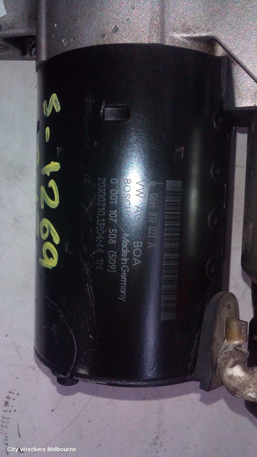AUDI A4 STARTER, PETROL, 1.8, TURBO, B8 8K, CABB/CDHB CODE, 02/2008 - 06/2012