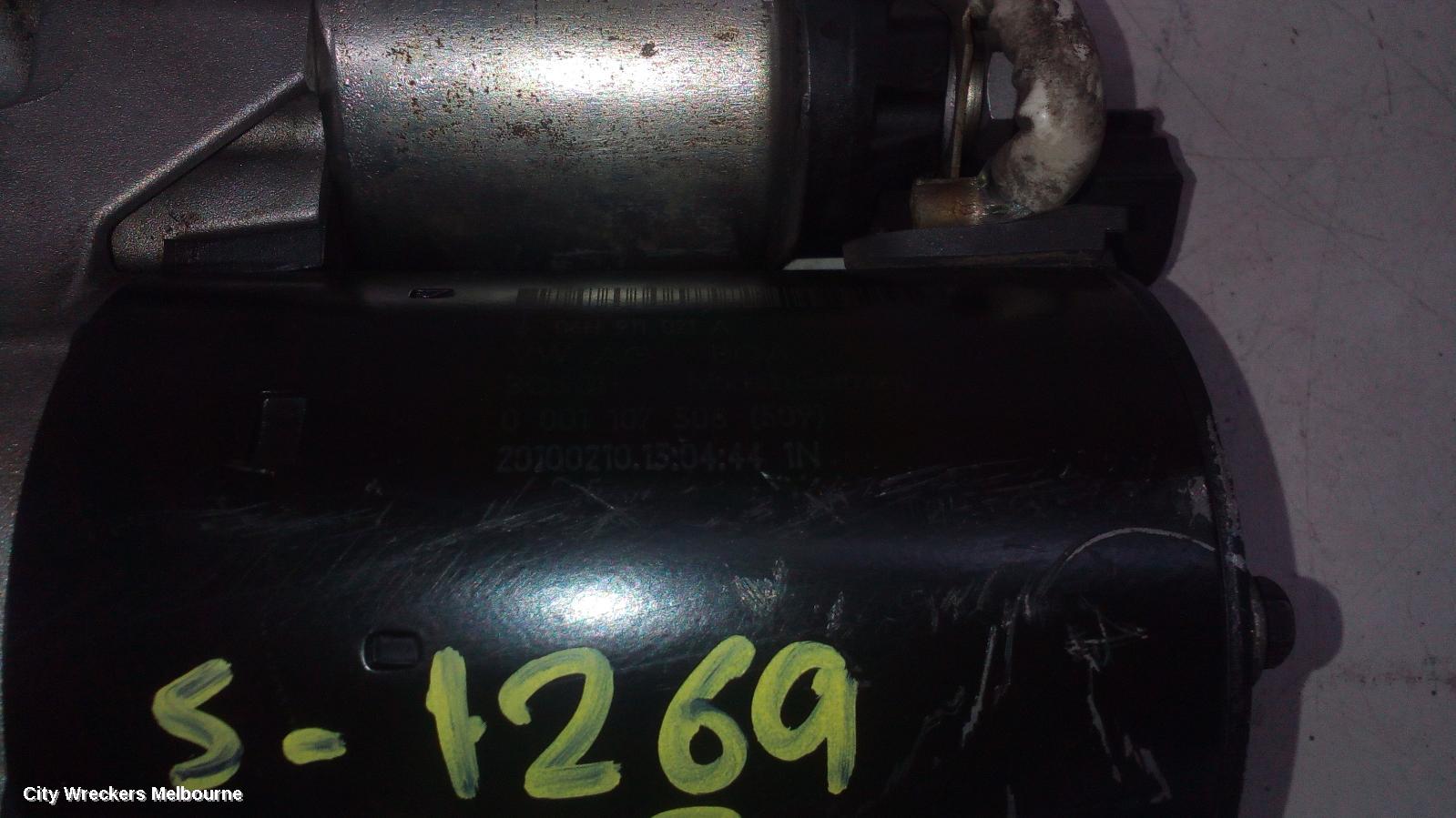 AUDI A4 STARTER, PETROL, 1.8, TURBO, B8 8K, CABB/CDHB CODE, 02/2008 - 06/2012