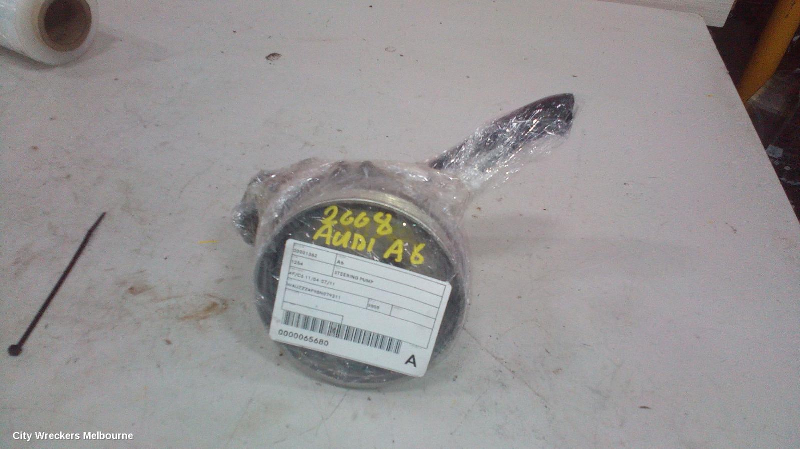 AUDI A6 STEERING PUMP, 4F/C6 11/2004 - 07/2011