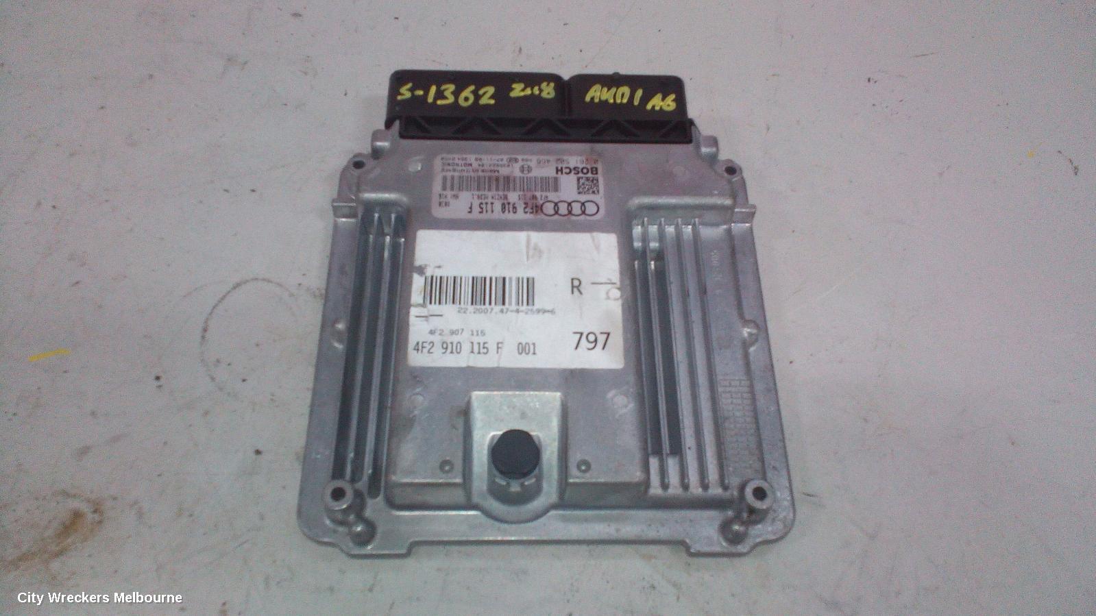 AUDI A6 ECU, ENGINE ECU, 2.0, PETROL, ECU ONLY, 4F, 09/2006 - 06/2011