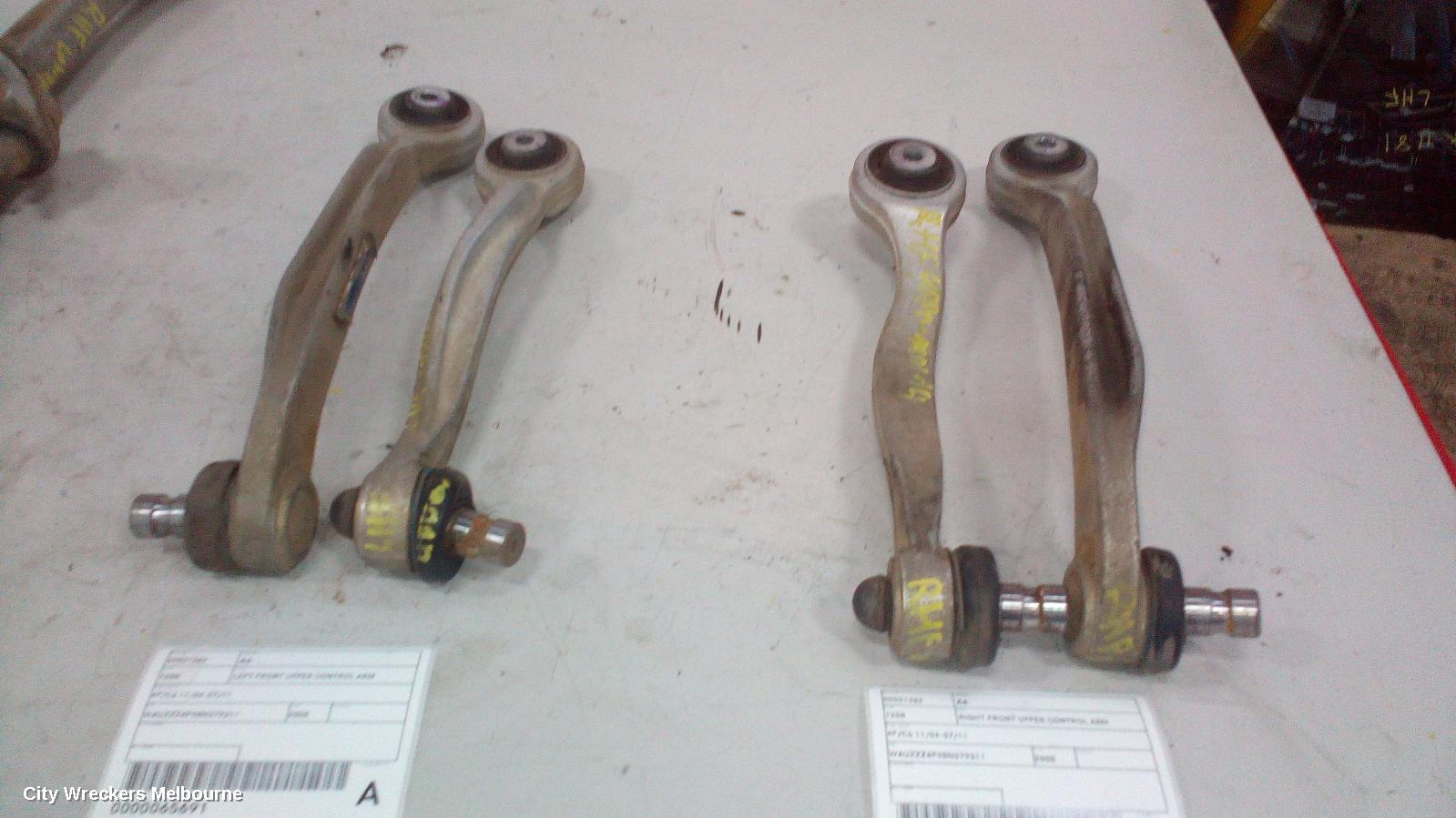 AUDI A6 RIGHT FRONT UPPER CONTROL ARM, FRONT, 4F/C6, 11/2004 - 07/2011