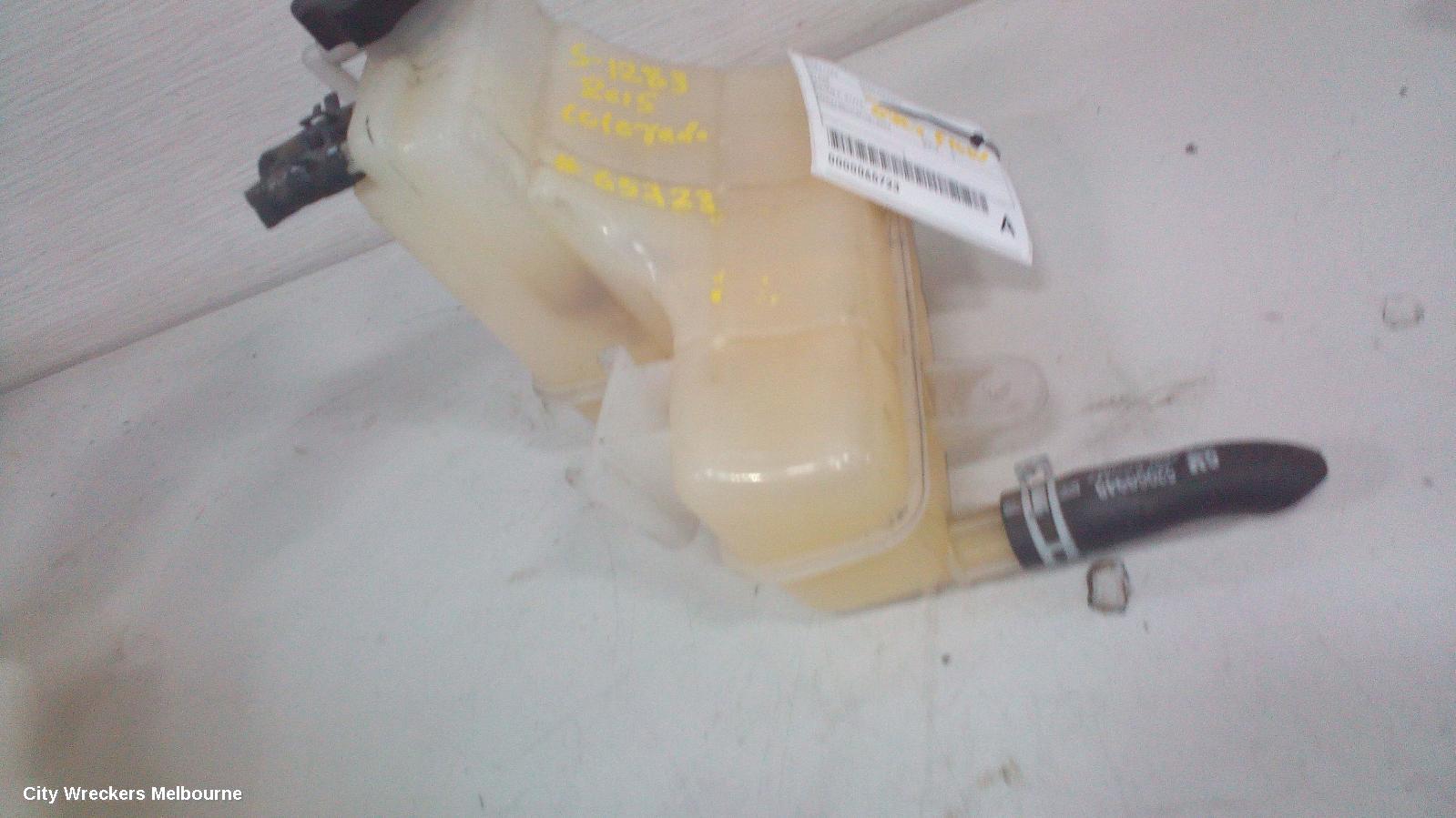 HOLDEN COLORADO OVERFLOW BOTTLE, RG, 06/2012 - 12/2020