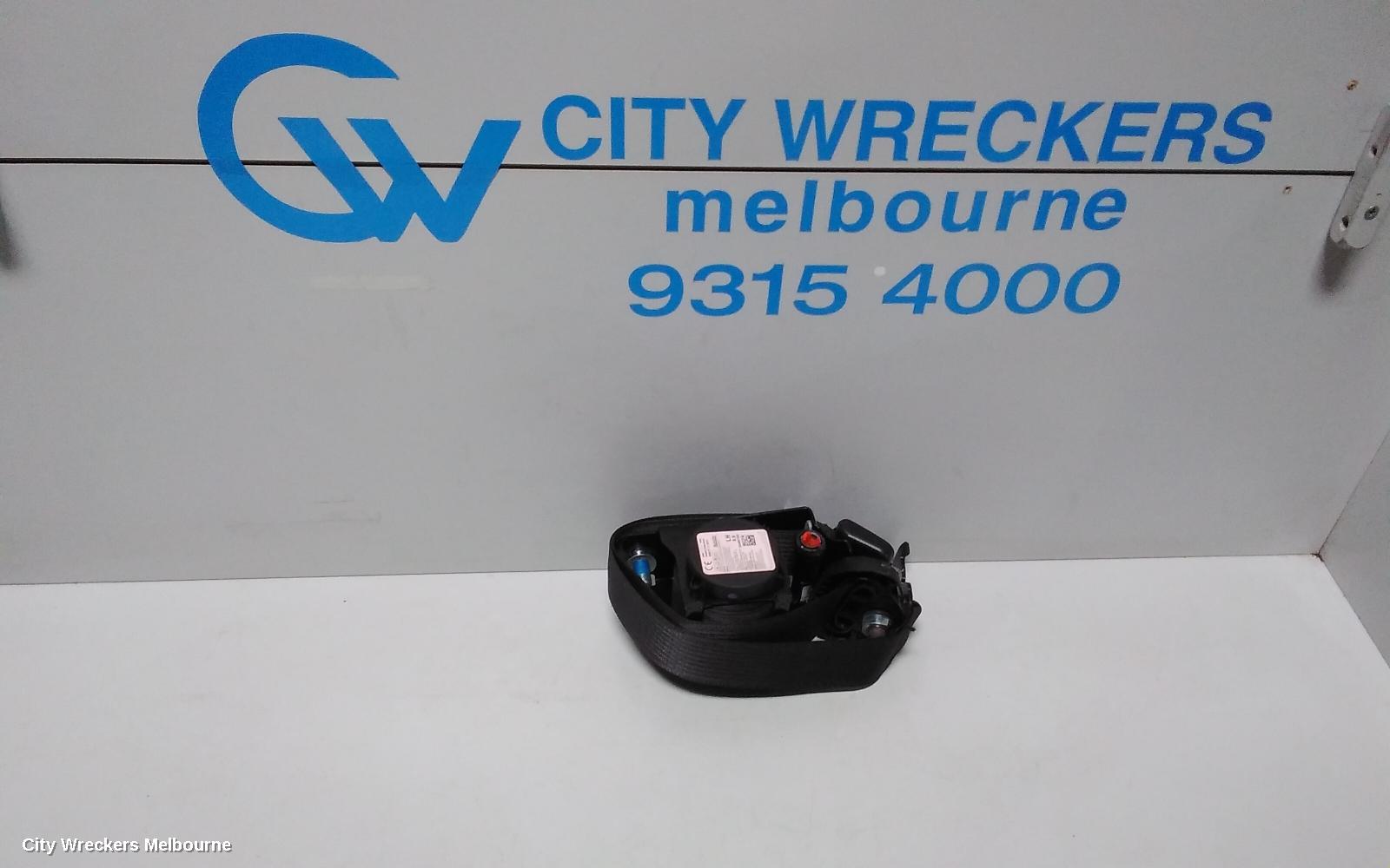 HOLDEN COLORADO SEATBELT/STALK, LH FRONT, SEAT BELT ONLY, DUAL CAB, RG, 01/2012 - 06/2016