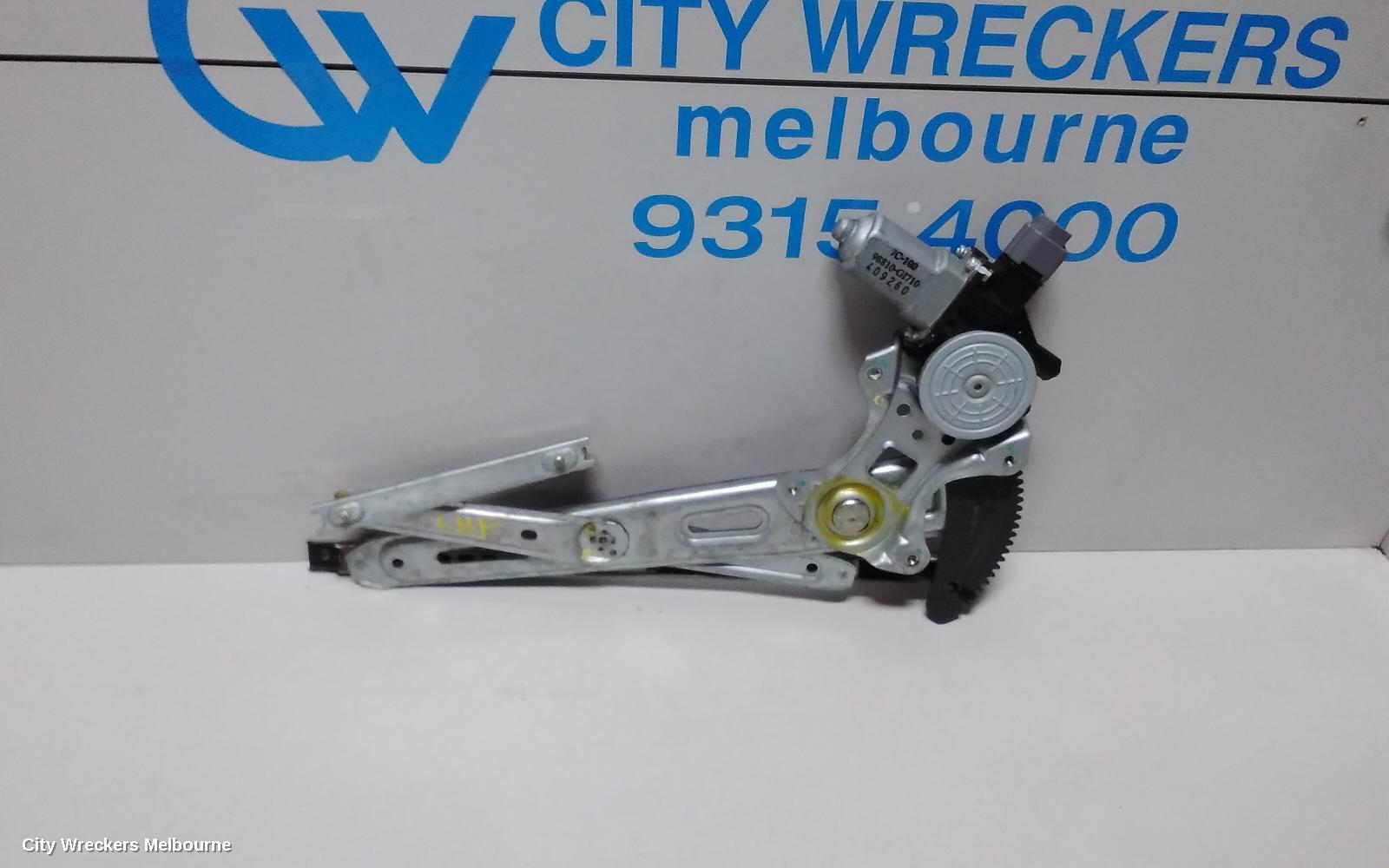 HOLDEN COLORADO LEFT FRONT WINDOW REG/MOTOR, RG 7, 12/2012 - 06/2016