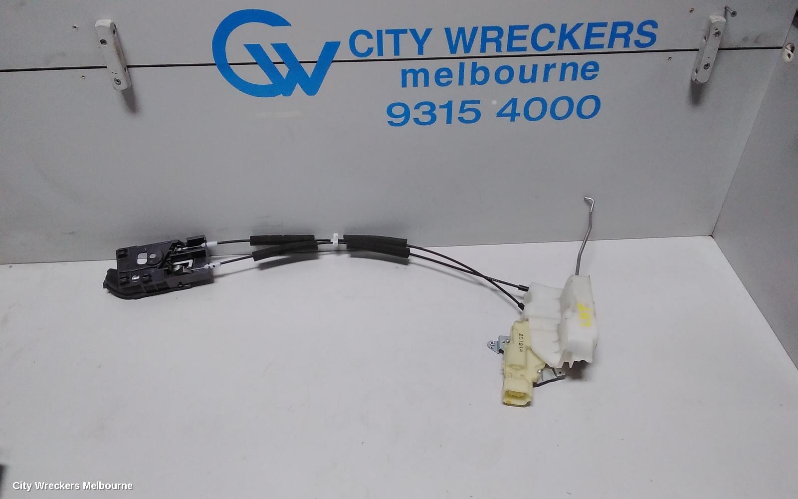 HOLDEN COLORADO DOOR/BOOT/GATE LOCK, LEFT FRONT DOOR LOCK, RG 7, 12/2012 - 06/2016