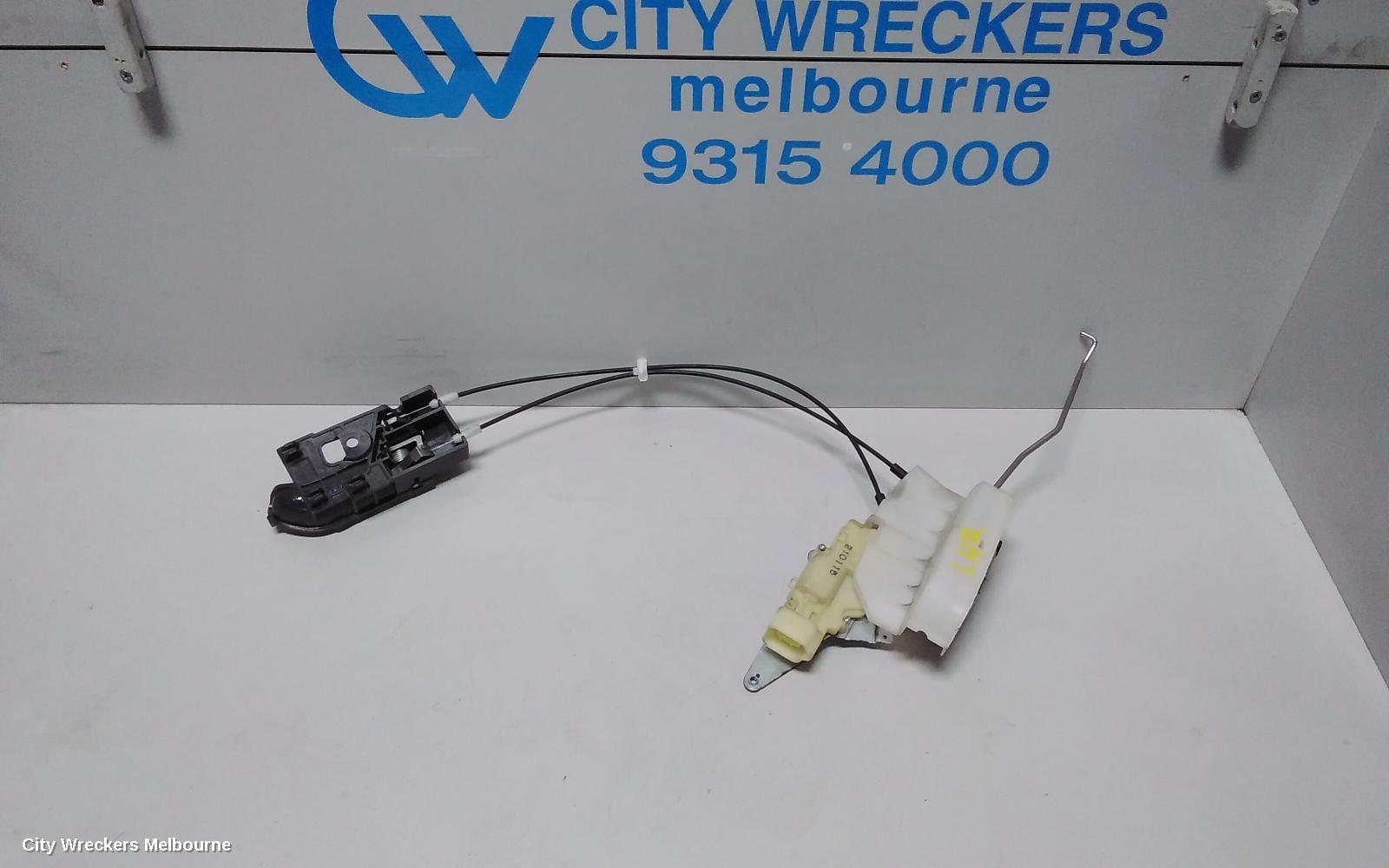 HOLDEN COLORADO DOOR/BOOT/GATE LOCK, LEFT REAR DOOR LOCK, RG 7, 12/2012 - 06/2016
