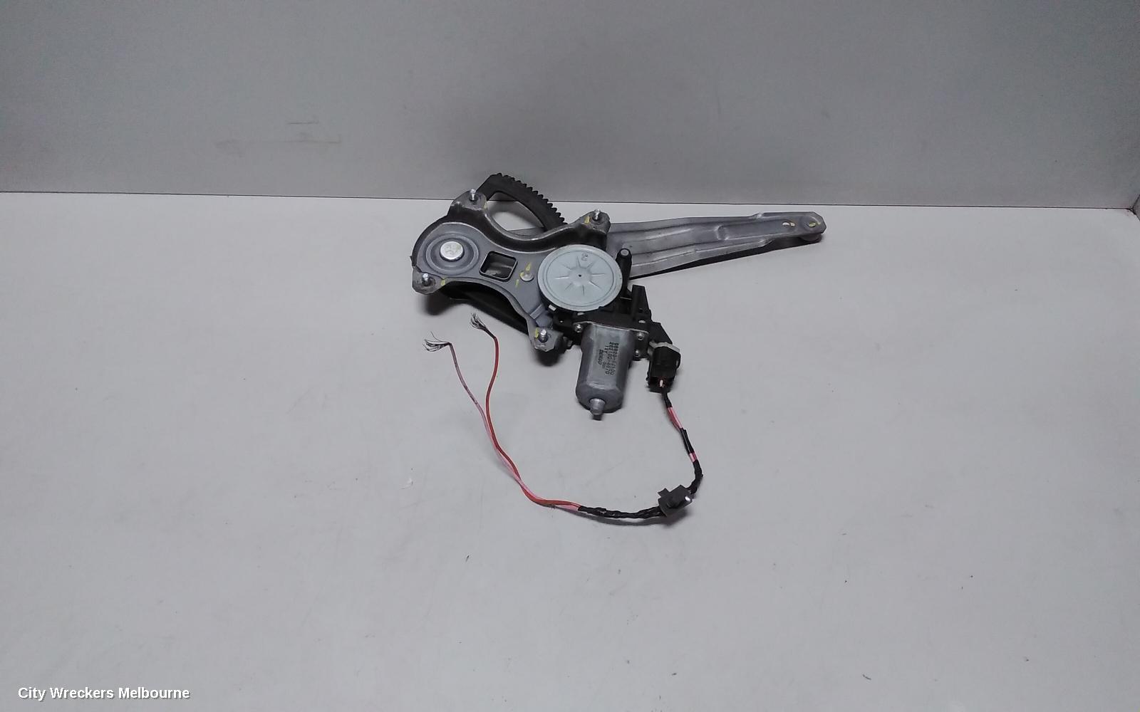 HYUNDAI I20 LEFT REAR WND REG/MOTOR, PB, 5DR HATCH, 07/2010 - 12/2015