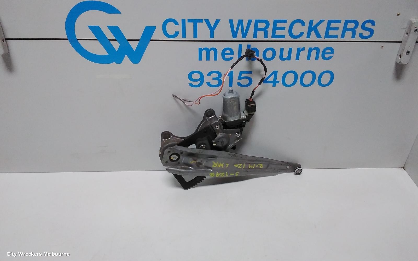 HYUNDAI I20 LEFT REAR WND REG/MOTOR, PB, 5DR HATCH, 07/2010 - 12/2015