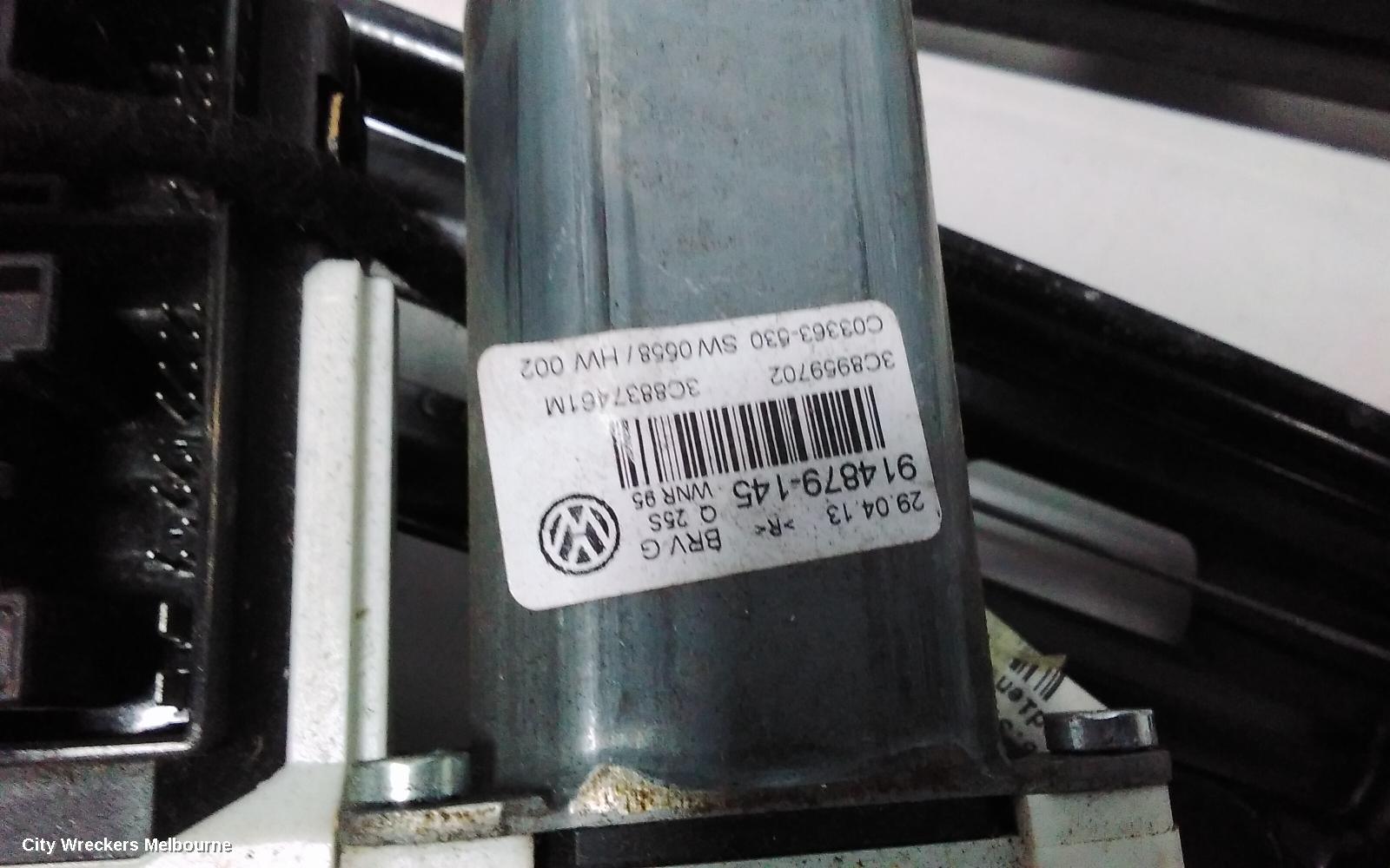 VOLKSWAGEN PASSAT LEFT FRONT WINDOW REG/MOTOR, 3CC, SEDAN, 03/2012 - 12/2016