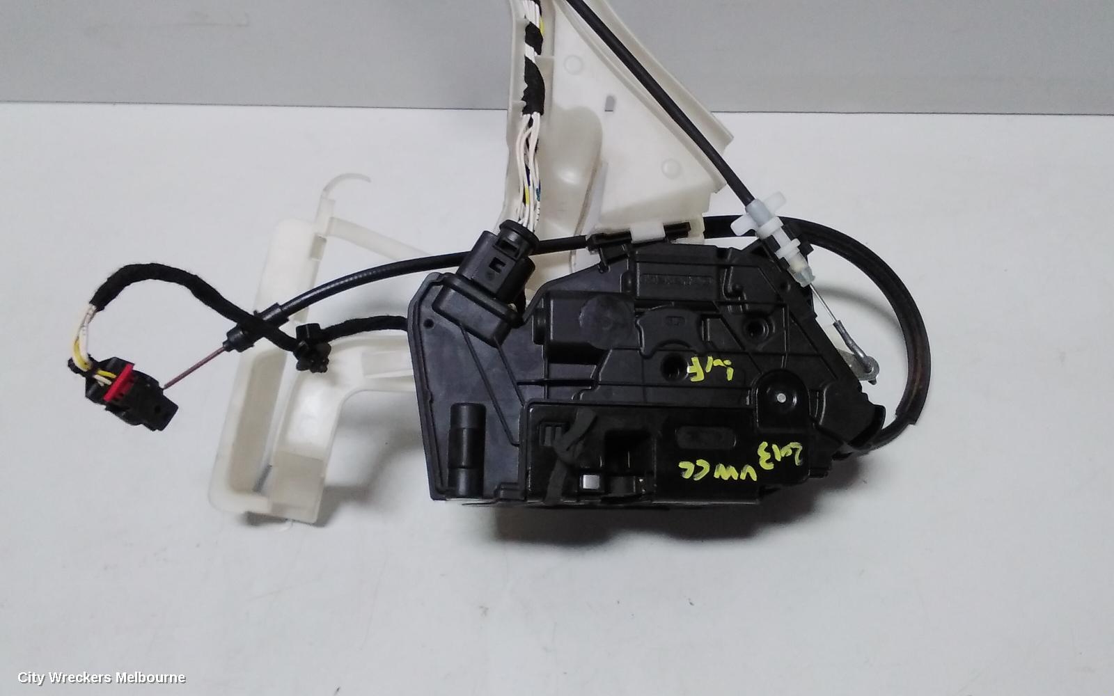 VOLKSWAGEN PASSAT DOOR/BOOT/GATE LOCK, LEFT FRONT DOOR LOCK, 3CC, SEDAN, W/ KEYLESS TYPE, 01/2009 - 12/2016