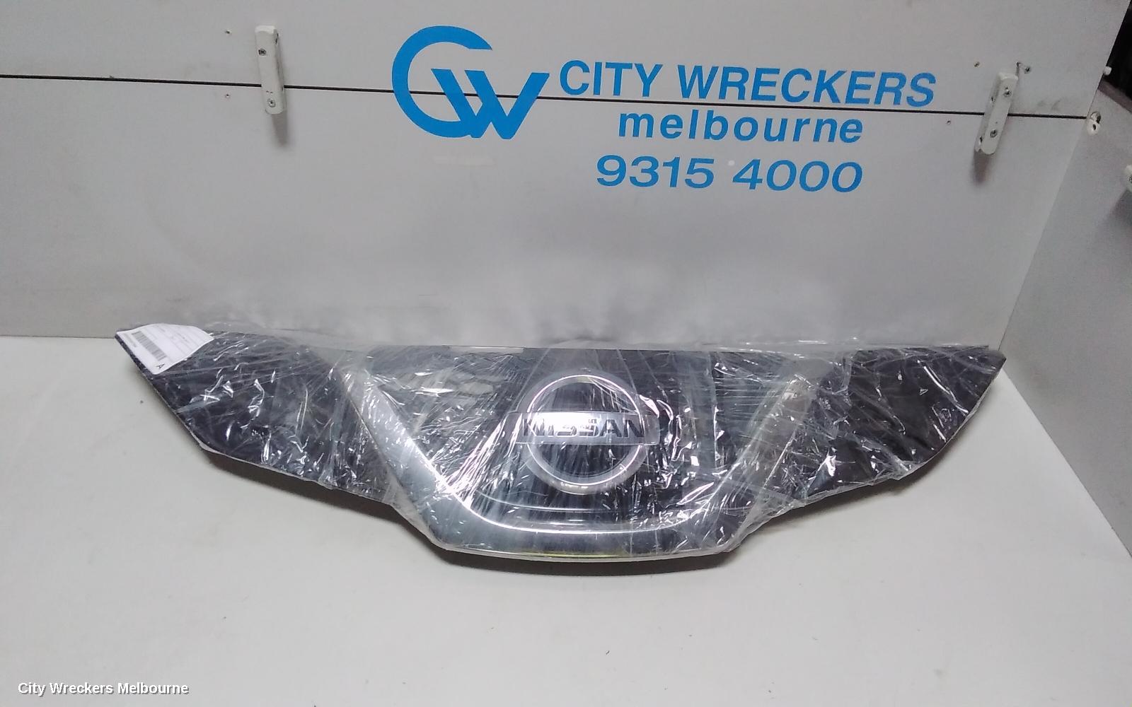 NISSAN QASHQAI GRILLE, RADIATOR GRILLE, J11, TI/TL, W/ CAMERA TYPE, 06/2014 - 09/2017