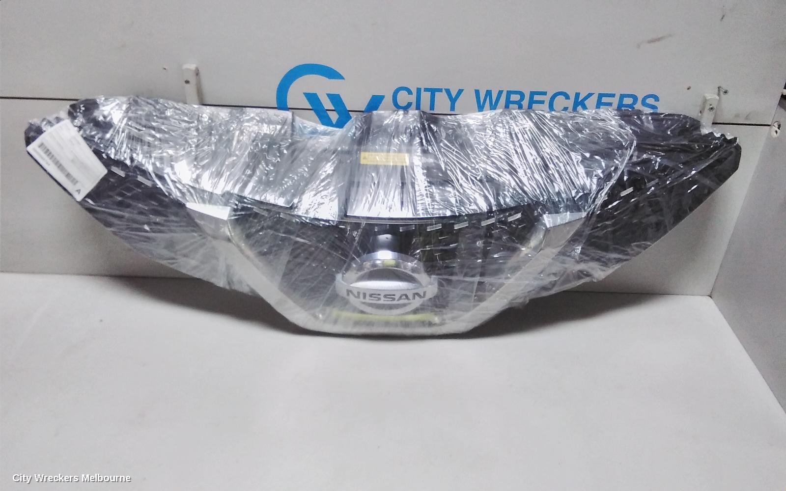 NISSAN QASHQAI GRILLE, RADIATOR GRILLE, J11, TI/TL, W/ CAMERA TYPE, 06/2014 - 09/2017