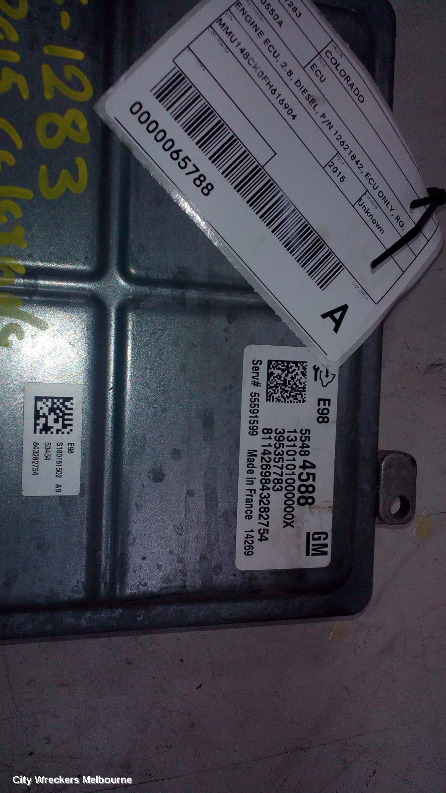 HOLDEN COLORADO ECU, ENGINE ECU, 2.8, DIESEL, P/N 12621842, ECU ONLY, RG, 01/2012 ONWARDS