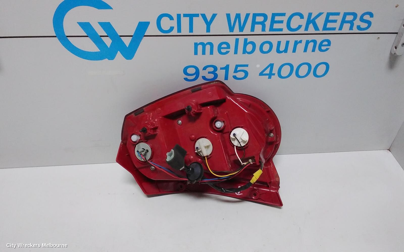 HOLDEN BARINA LEFT TAILLIGHT, TK, HATCH, 07/2008 - 12/2012