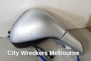 PEUGEOT 308 RIGHT DOOR MIRROR, T7, HATCH/WAGON, POWER FOLDING, 3 PLUG TYPE, 09/2007 - 12/2013