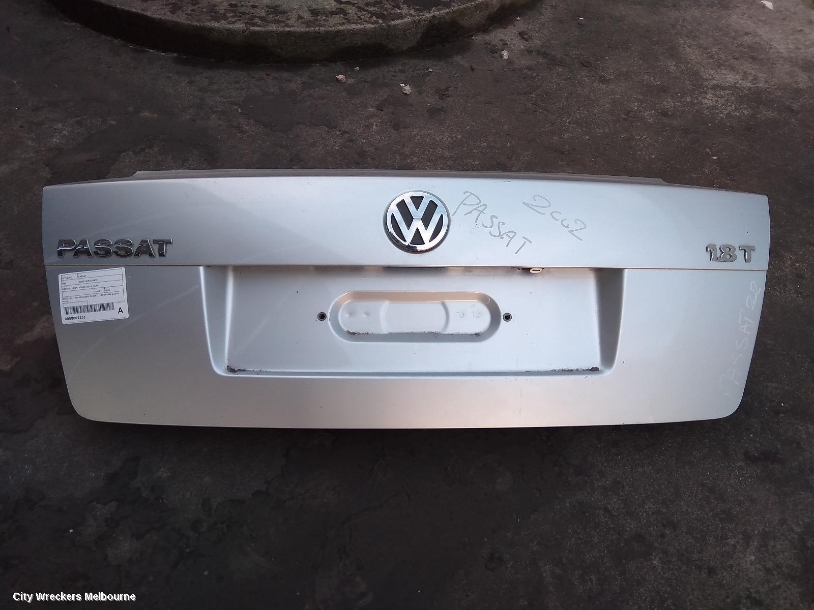 VOLKSWAGEN PASSAT BOOTLID/TAILGATE, BOOTLID, 3B/GP, SEDAN, 02/2001 - 11/2005
