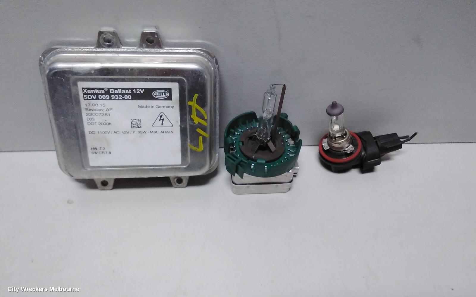 HOLDEN INSIGNIA, GA, 02/2015 - 01/2017, XENON MODULE WITH BULB LH: 65832