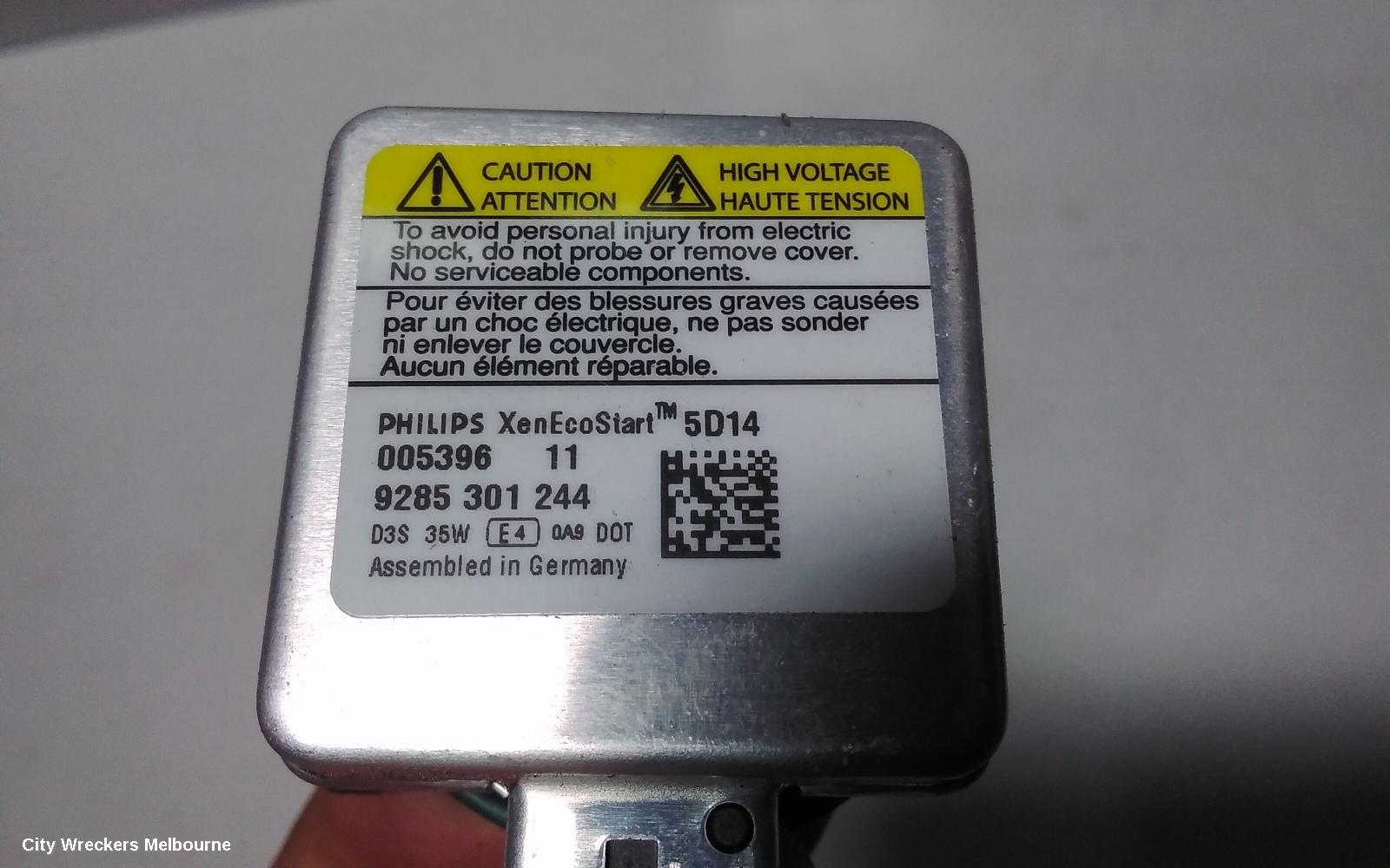 HOLDEN INSIGNIA, GA, 02/2015 - 01/2017, XENON MODULE WITH BULB LH: 65832