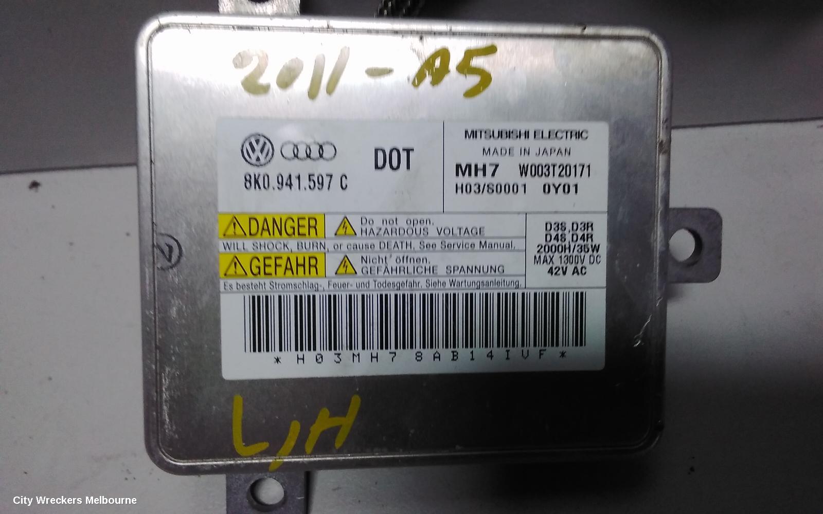 AUDI A5, 8T 10/2007 - 12/2011, XENON MODULE 8K0.941.597 C: 65833