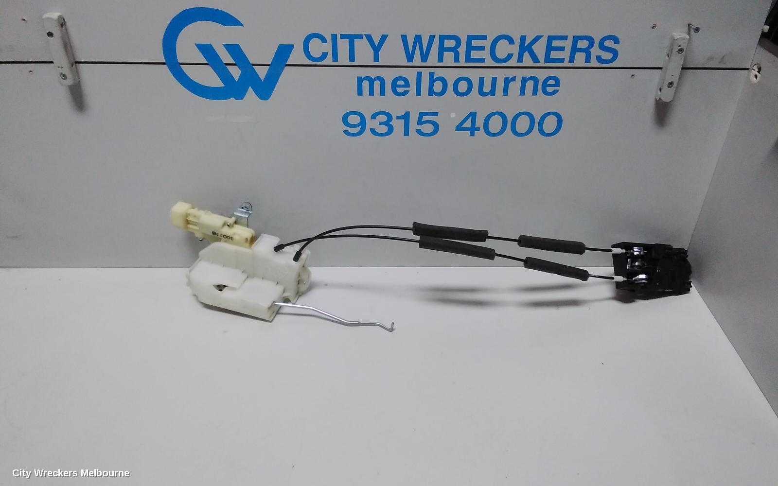 HOLDEN COLORADO DOOR/BOOT/GATE LOCK, LEFT FRONT DOOR LOCK, RG 7, 12/2012 - 06/2016