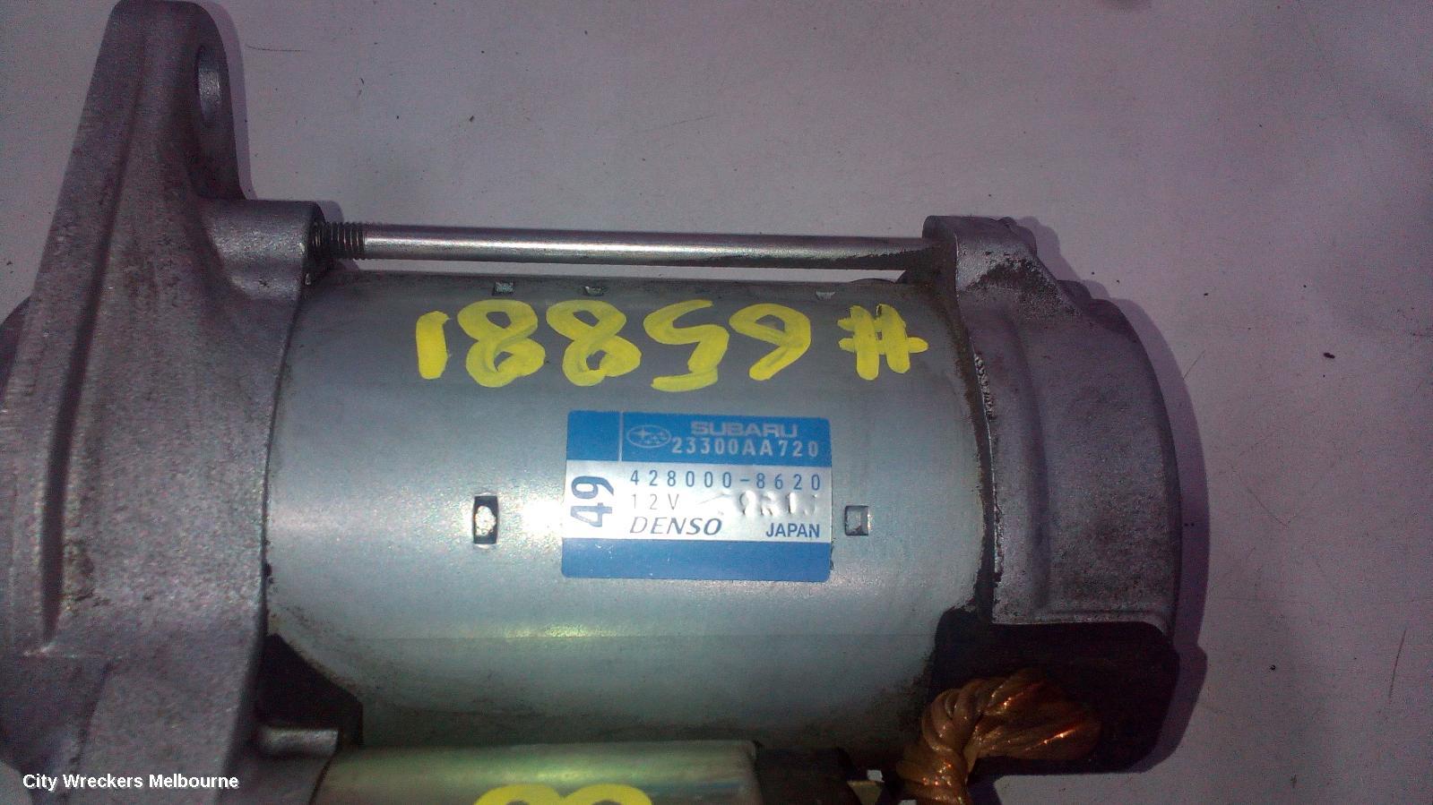 TOYOTA 86 STARTER, PETROL, 2.0, AUTO T/M, 1.6KW, 23300AA720, FA20, ZN6, 04/2012 - 09/2021