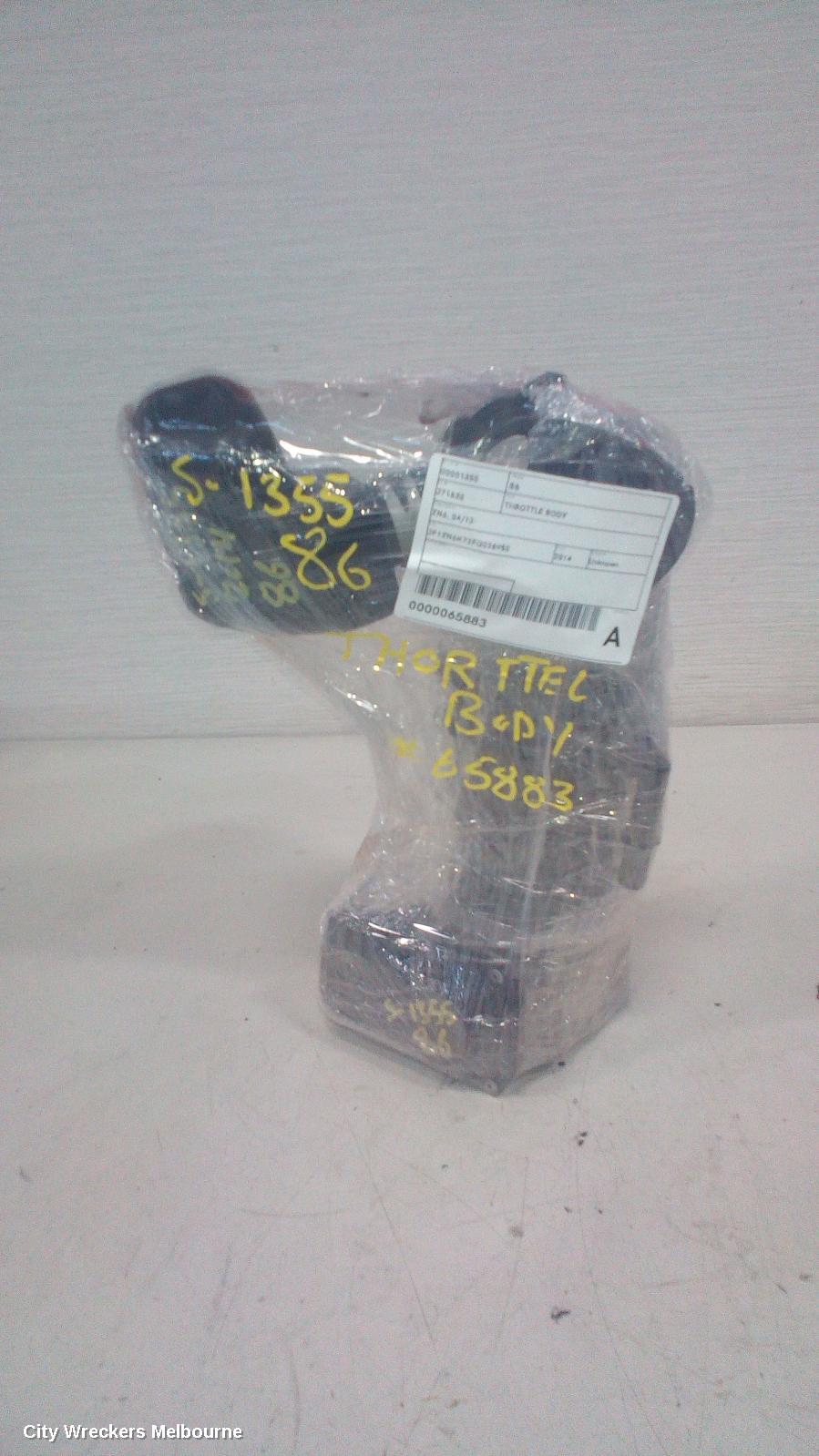 TOYOTA 86 THROTTLE BODY, ZN6, 04/2012 - 03/2021