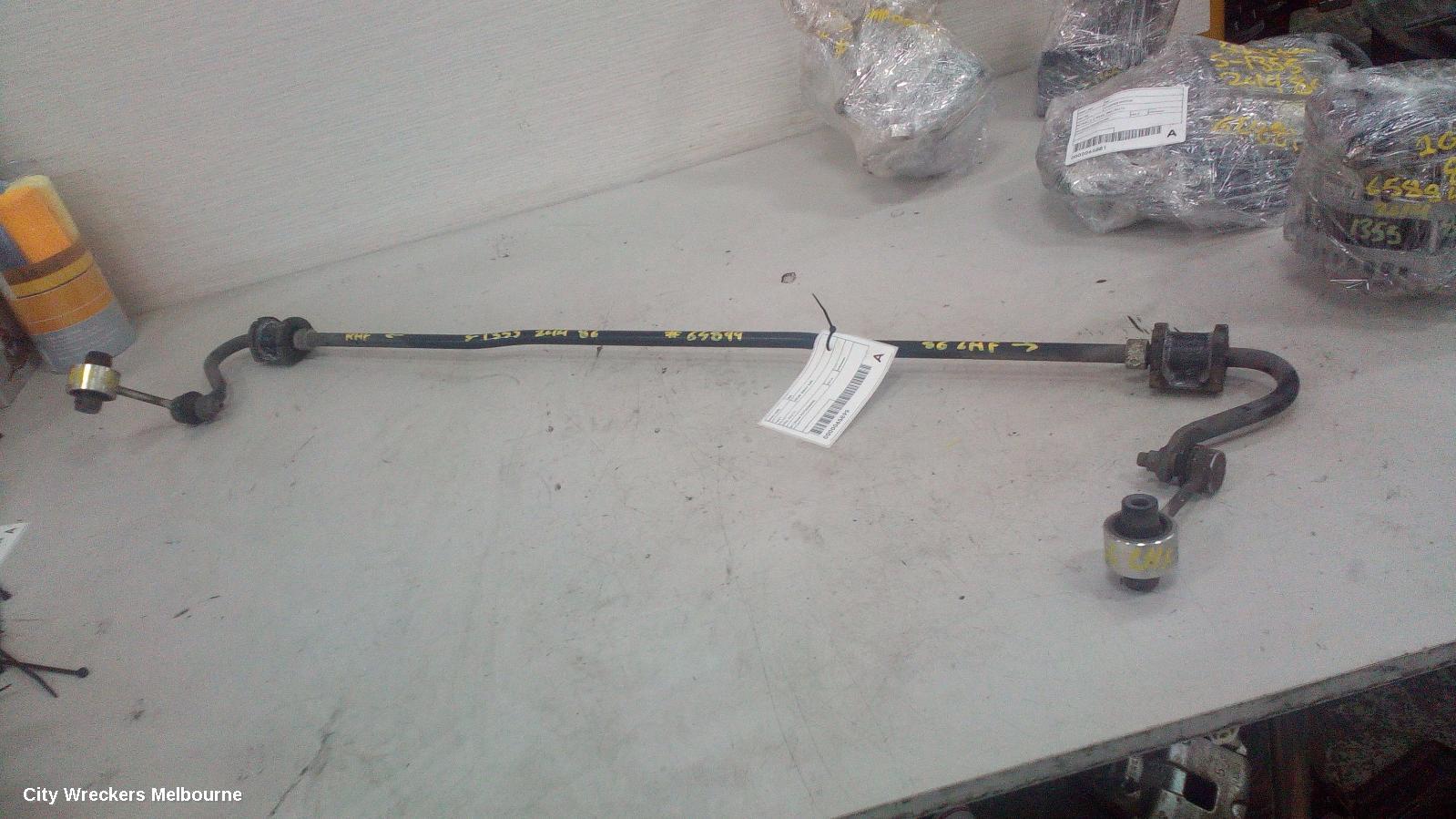 TOYOTA 86 REAR SWAY BAR, ZN6, 04/2012 - 09/2021