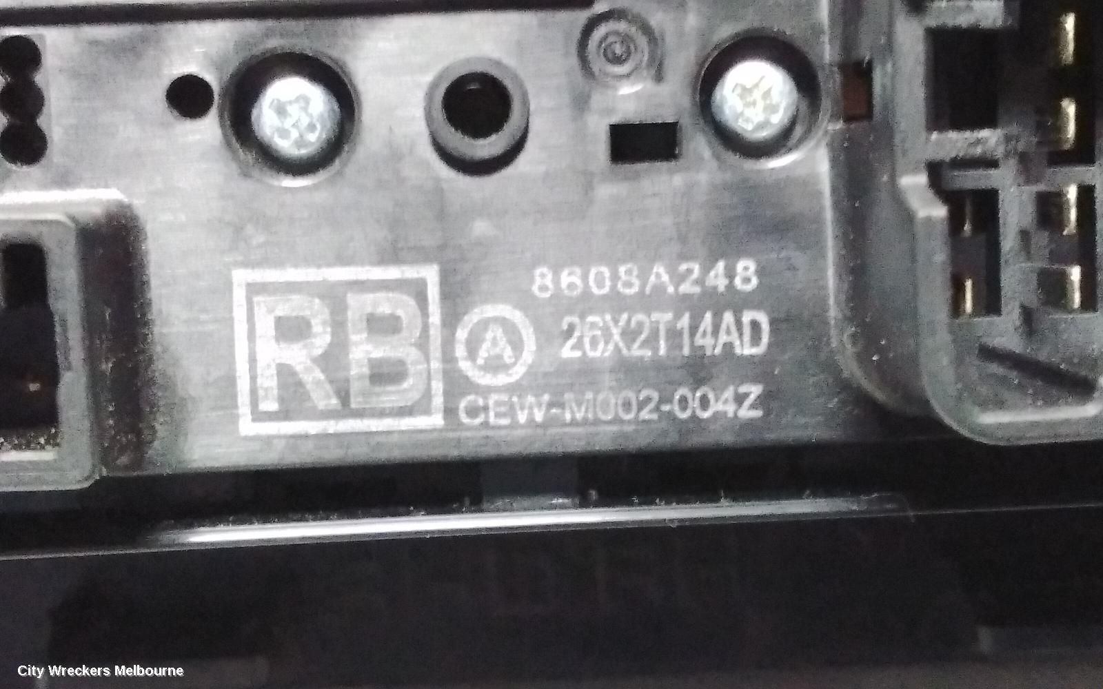 MITSUBISHI OUTLANDER PWR DR WIND SWITCH, RH FRONT (MASTER SWITCH), ZJ, 10/2012 - 03/2015
