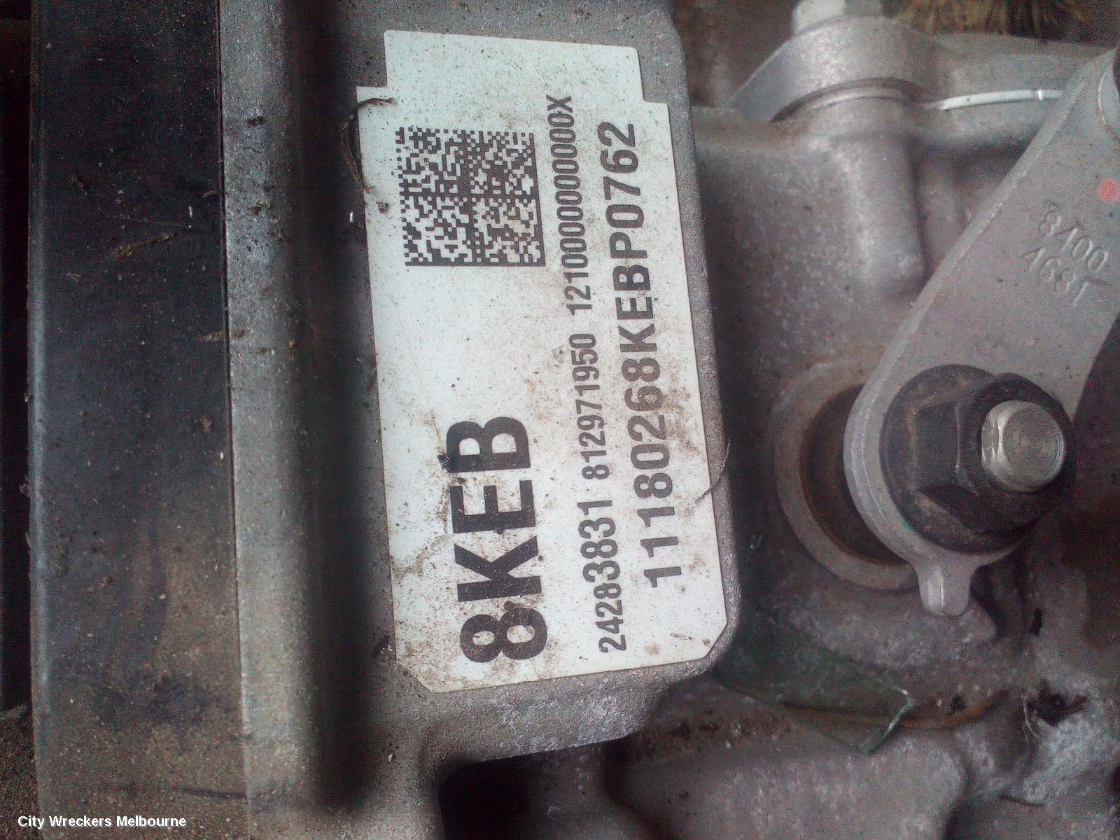 HOLDEN COMMODORE TRANS/GEARBOX, AUTO, FWD, PETROL, 2.0, TURBO, 9 SPEED, ZB, 10/2017 - 12/2020