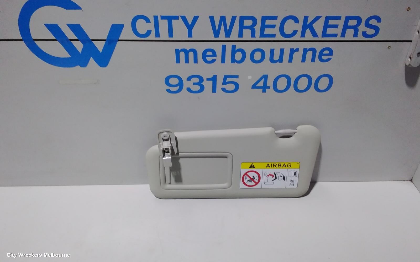 MAZDA CX3 SUNVISOR, DK, LH SIDE, 03/2015 ONWARDS