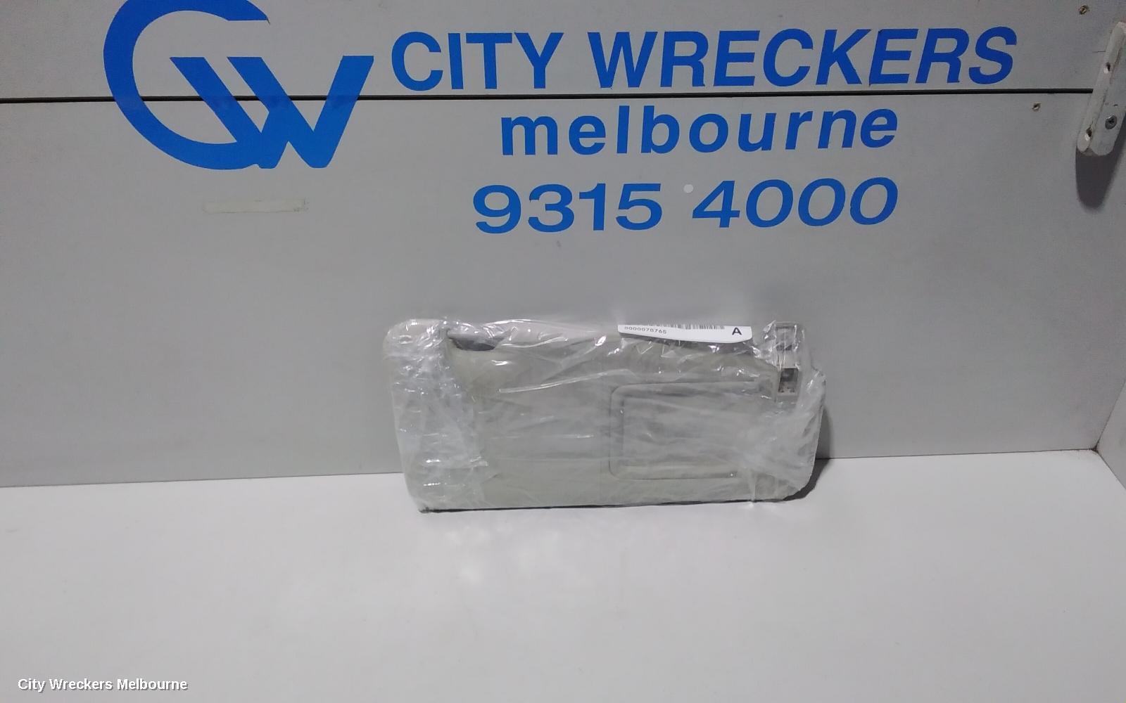 MAZDA CX3 SUNVISOR, DK, RH SIDE, 03/2015 ONWARDS
