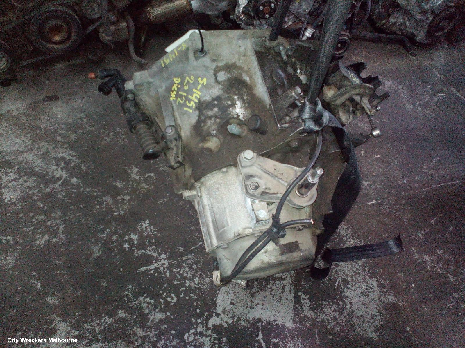 PEUGEOT PARTNER TRANS/GEARBOX, MANUAL, DIESEL, 1.6, 20DP33 CODE, 09/2008 - 01/2015