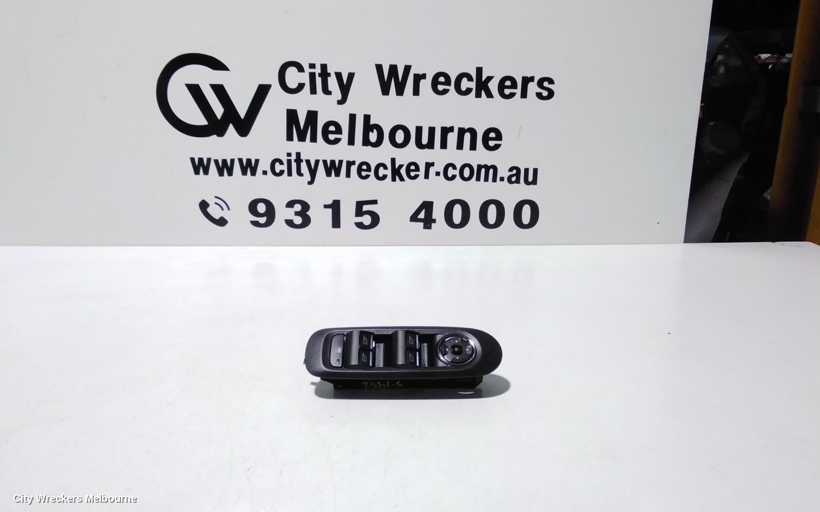 FORD MONDEO PWR DR WIND SWITCH, RH FRONT (MASTER SWITCH), 4DR SWITCH TYPE, MA-MC, 10/2007 - 12/2014