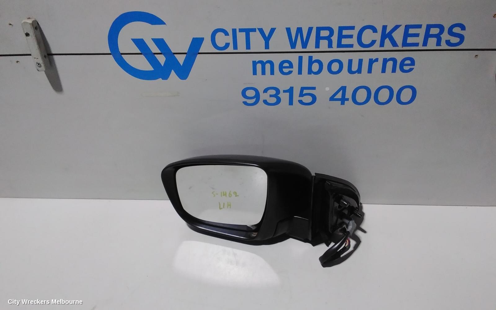 NISSAN QASHQAI LEFT DOOR MIRROR, J11, TI/TL, POWER FOLD, W/ CAMERA TYPE, 06/2014 - 06/2017