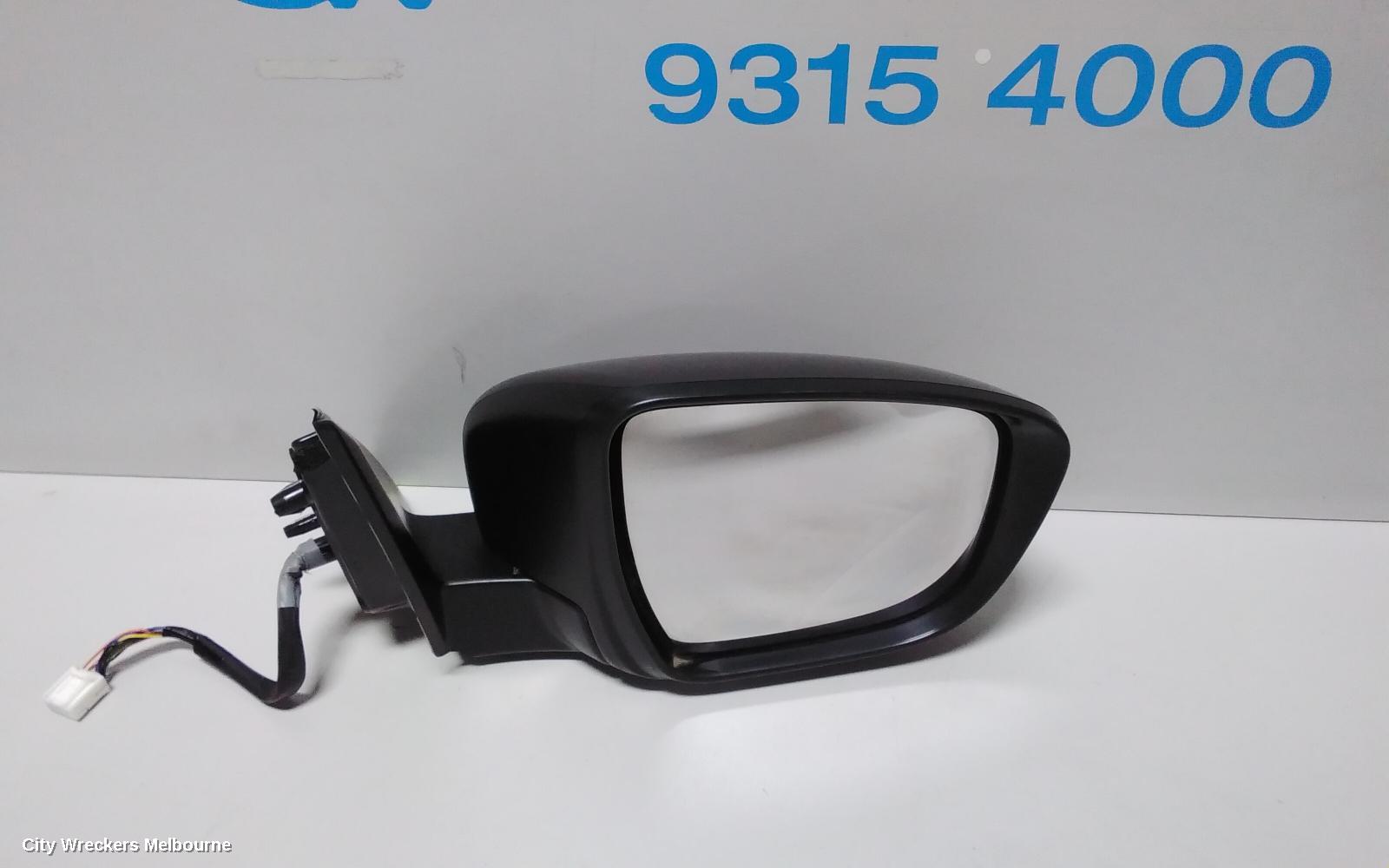 NISSAN QASHQAI RIGHT DOOR MIRROR, J11, TI/TL, POWER FOLD, W/ CAMERA TYPE, 06/2014 - 06/2017