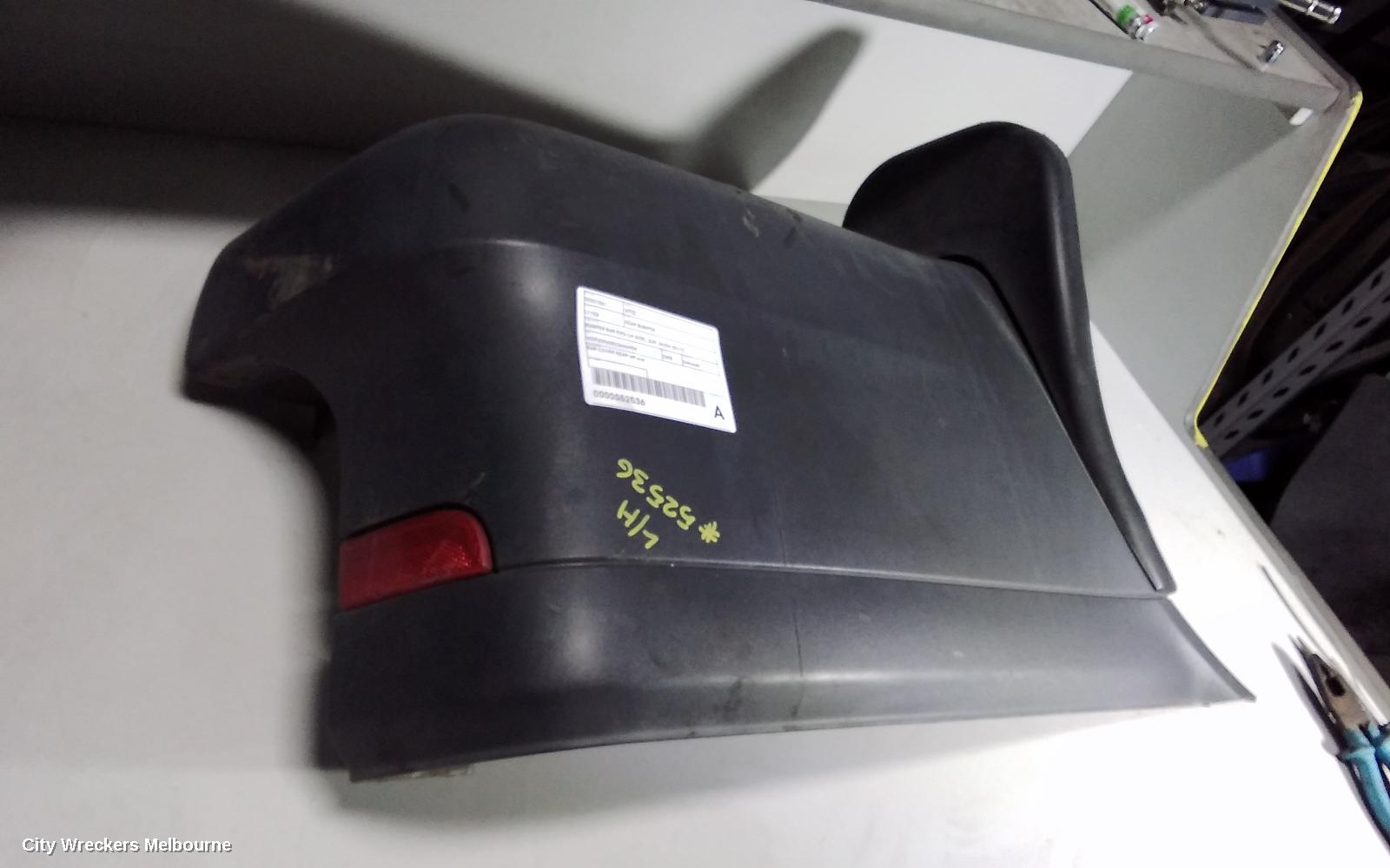 MERCEDES VITO REAR BUMPER, BUMPER BAR END (LH SIDE), 639, 04/2004 - 02/2015